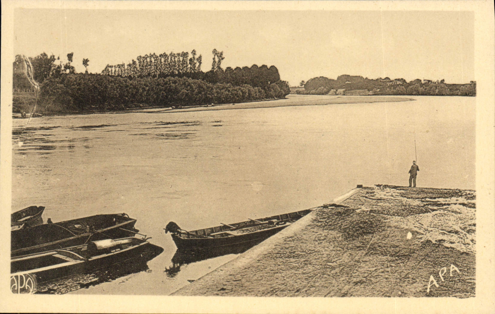 CPA Marmande Les Rives De La Garonne