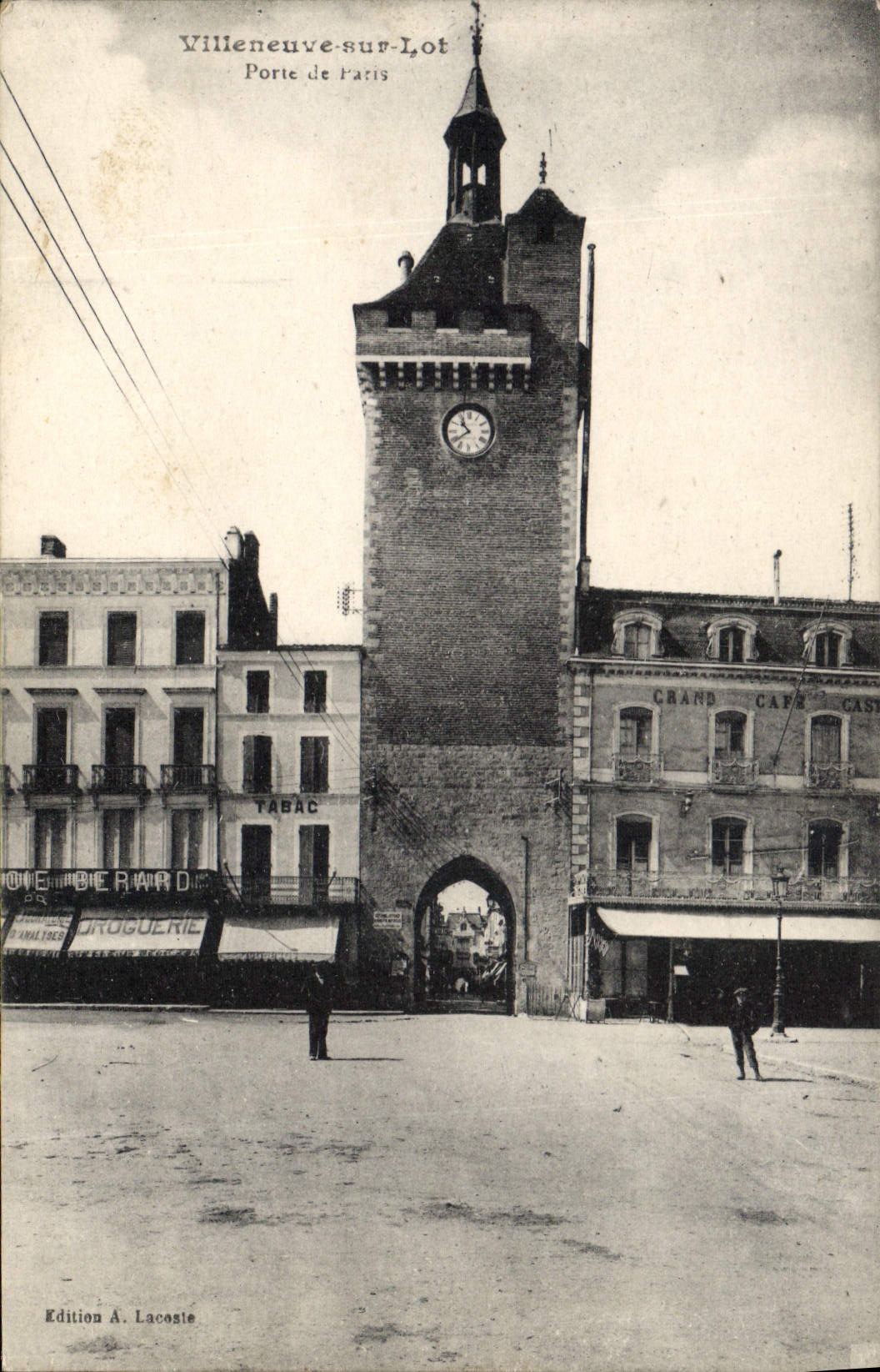 CPA Villeneuve Sur Lot Porte De Paris