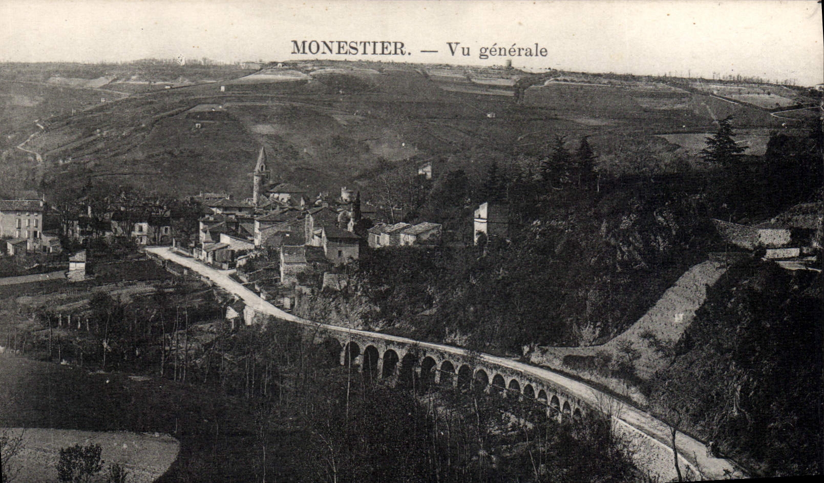 CPA Monestier Vue Generale