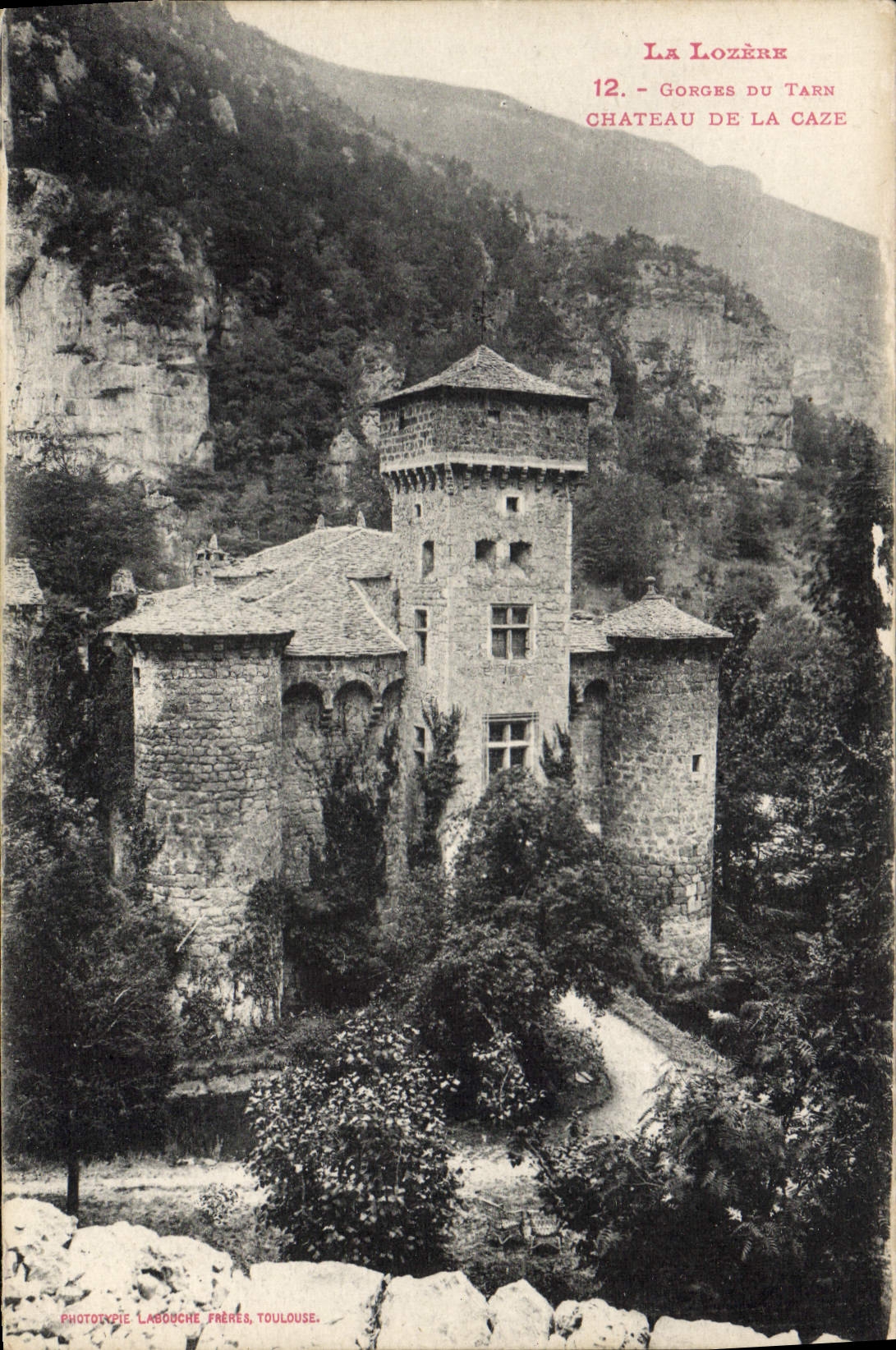 CPA Gorges Du Tarn Chateau De La Caze