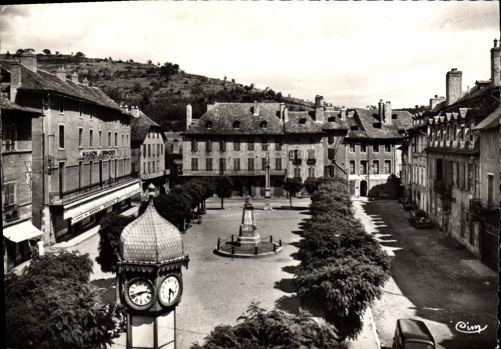 CPSM Marvejols Place Thiers