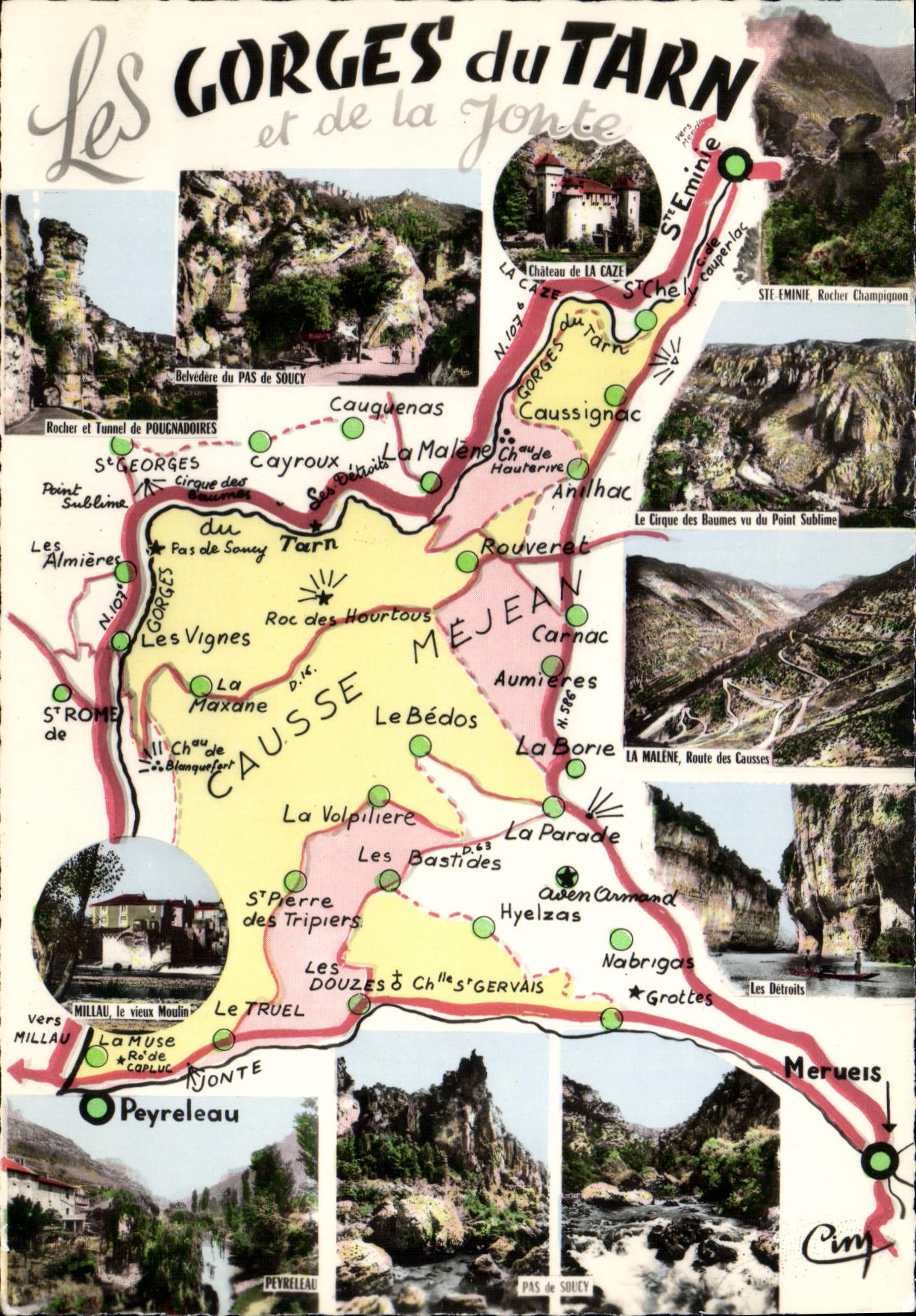 CPSM Les Gorges Du Tarn Et De La Jonte