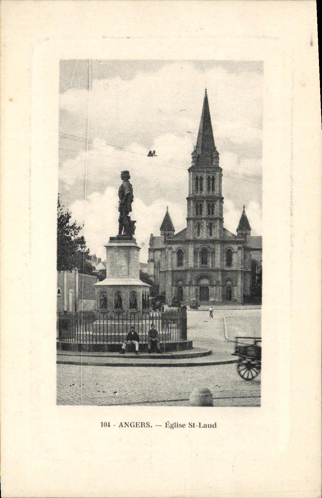CPA Angers Eglise St Laud