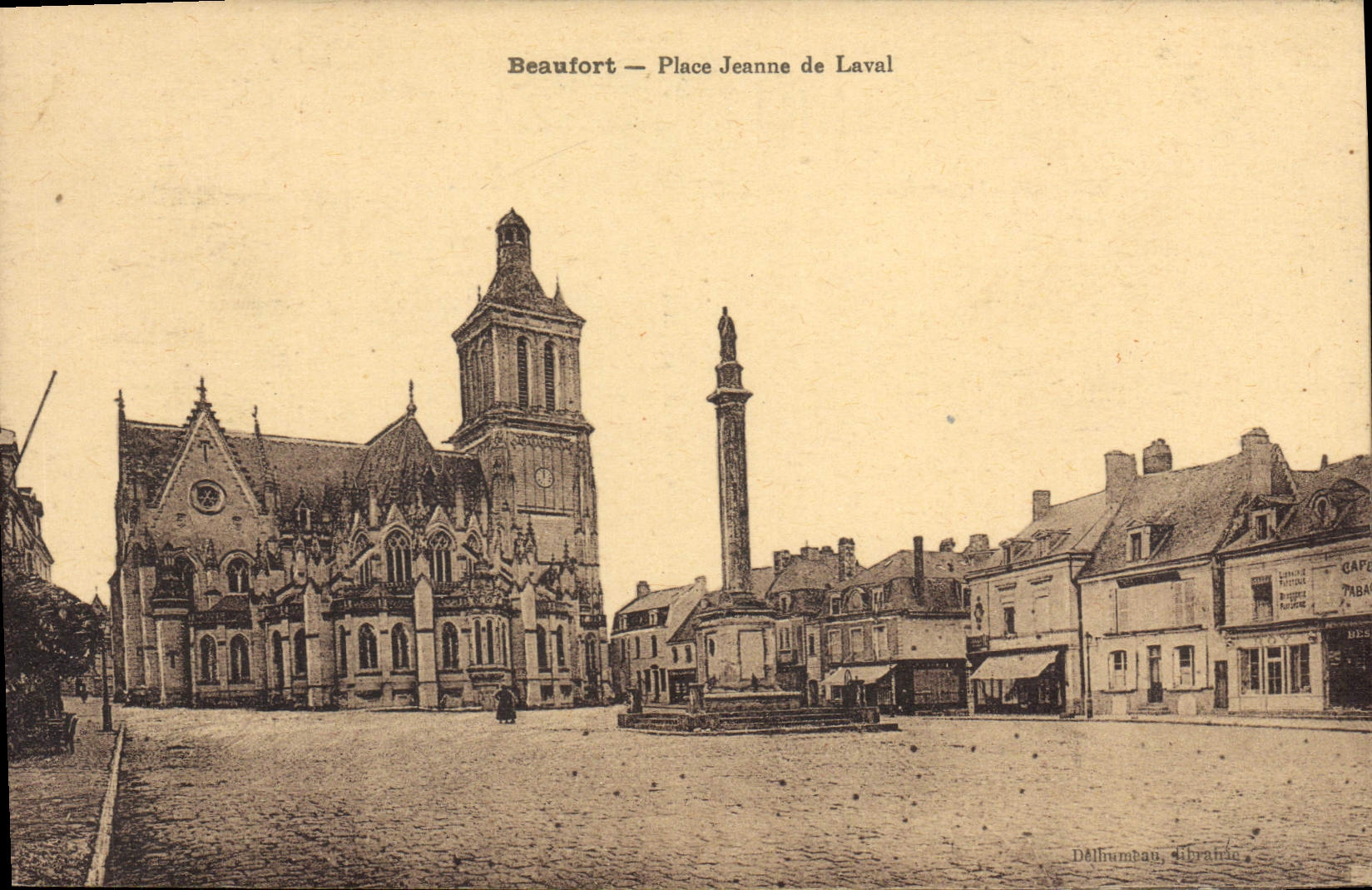 CPA Beaufort Place Jeanne De Laval