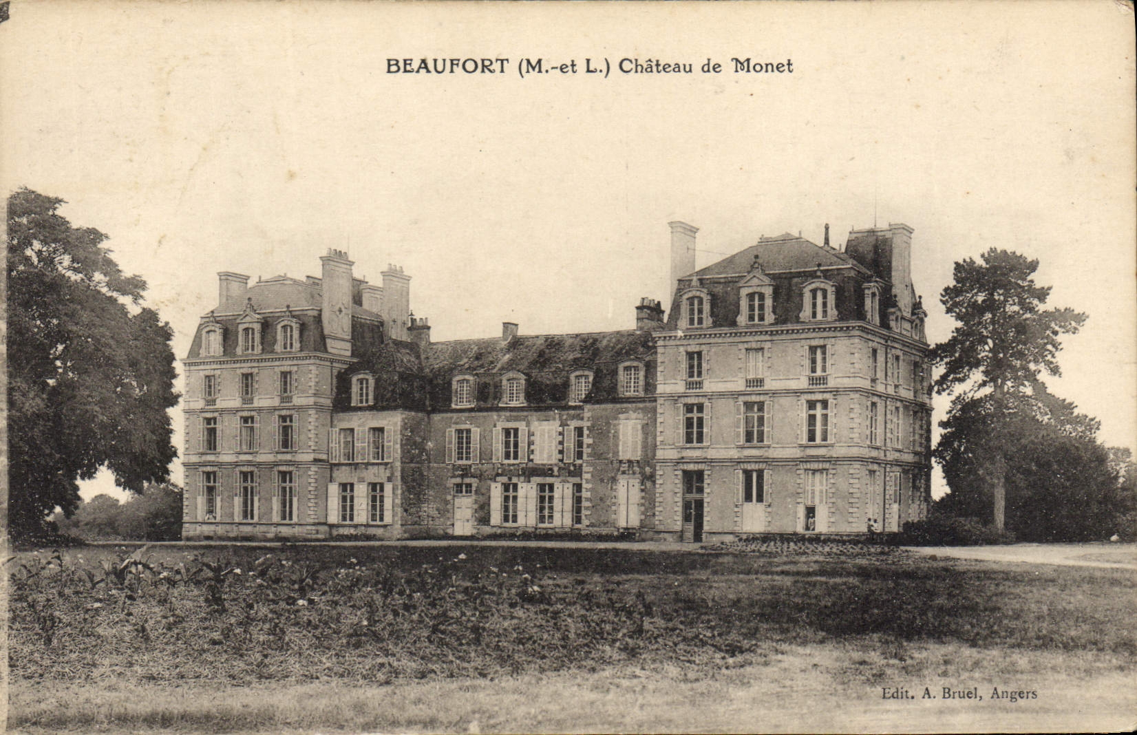 CPA Beaufort Chateau De Monet