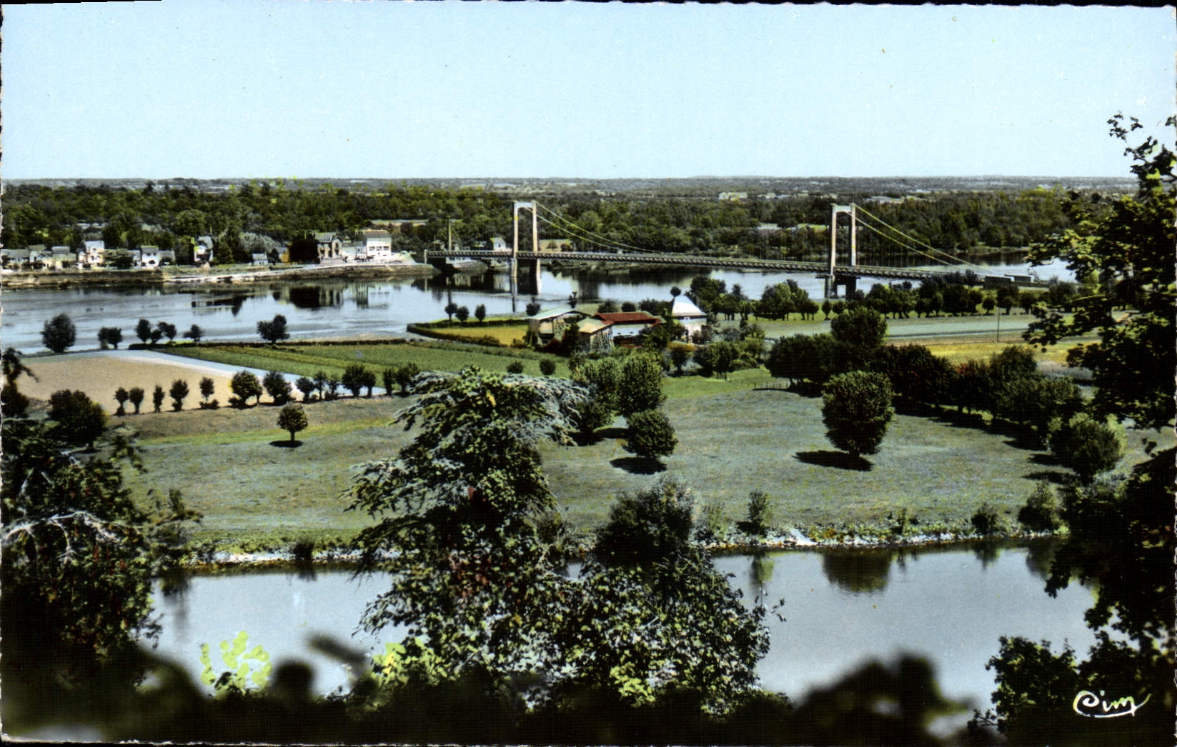 CPA Saint Florent Le Vieil Perspective Sur La Loire