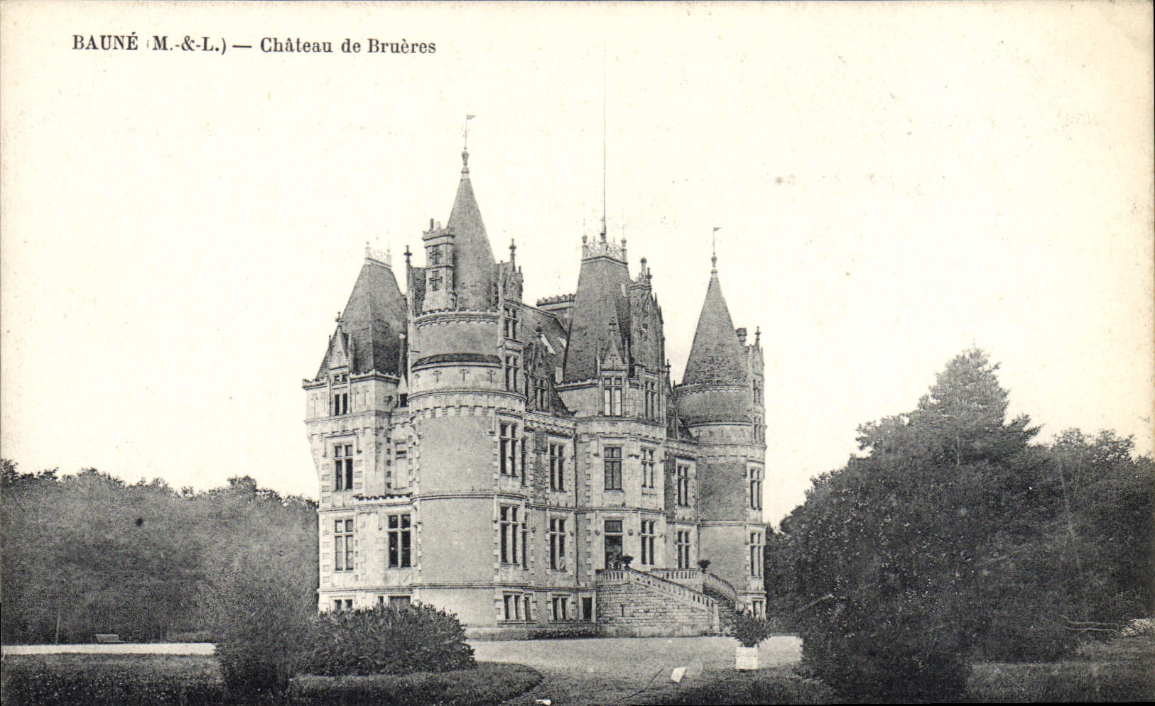 CPA Baune Chateau De Brueres