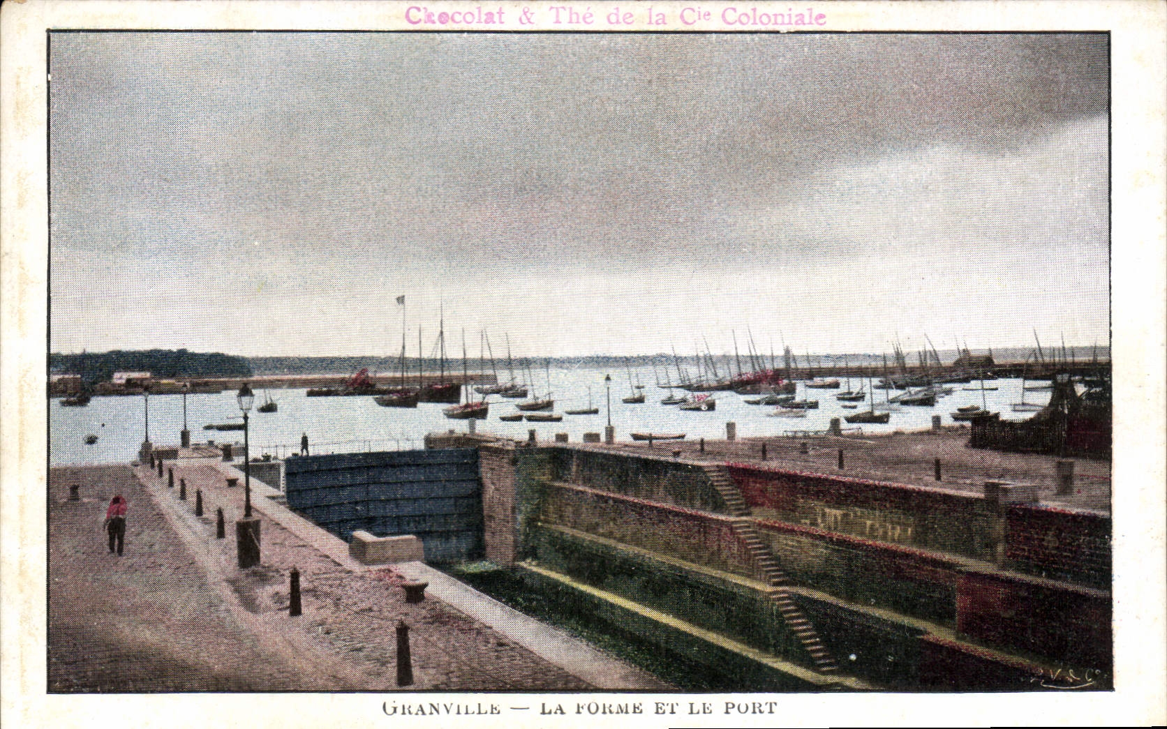 CPA Granville La Forme Et Le Port