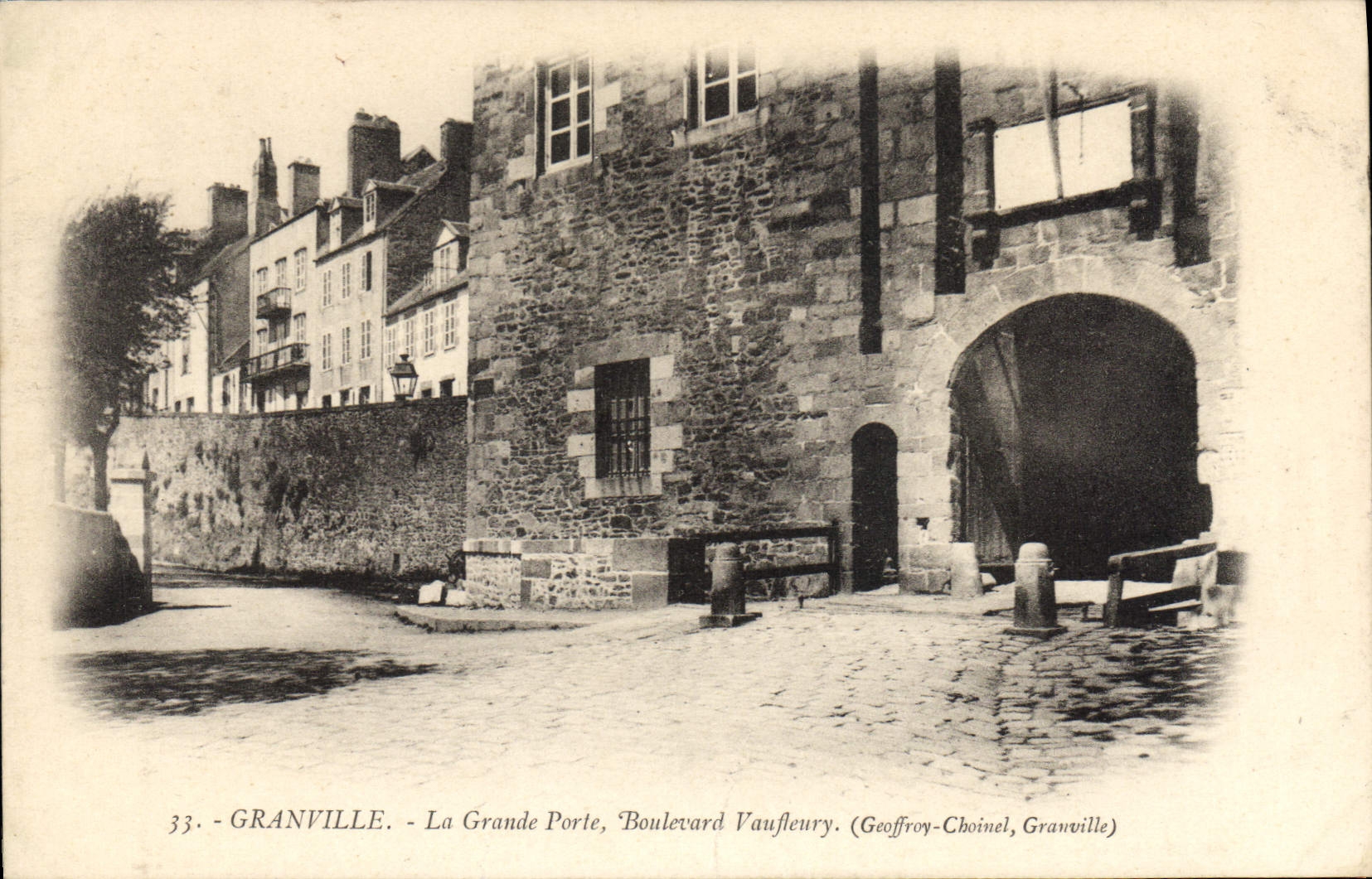 CPA Granville La Grande Porte Boulevard Vaufleury