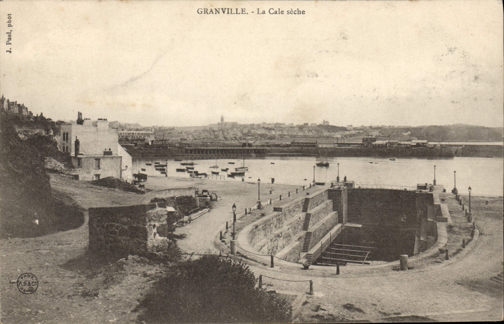 CPA Granville La Cale Seche