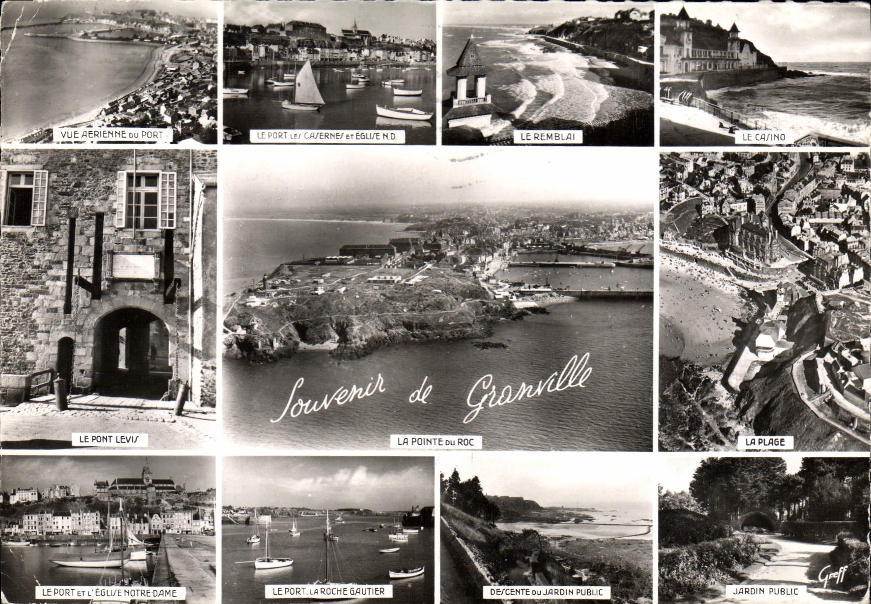 CPSM Granville La Plage Casino