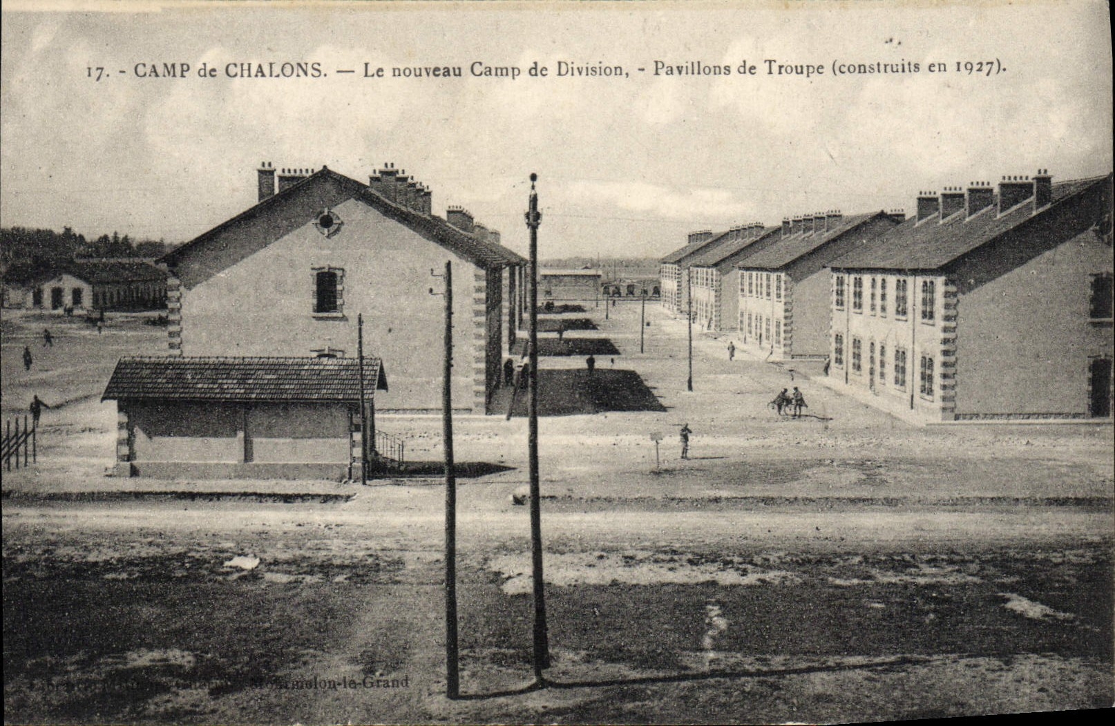 CPA CHALONS Sur Marne Le Nouveau Camp De Division