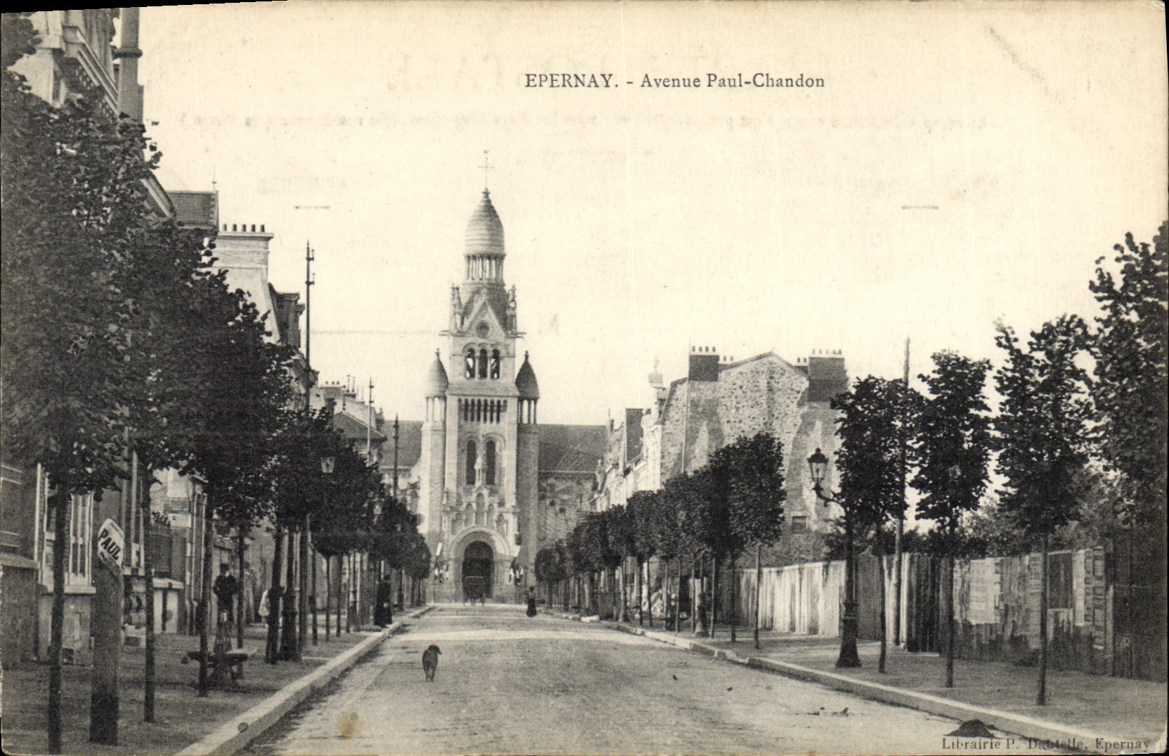 CPA Epernay Avenue Paul Chandon