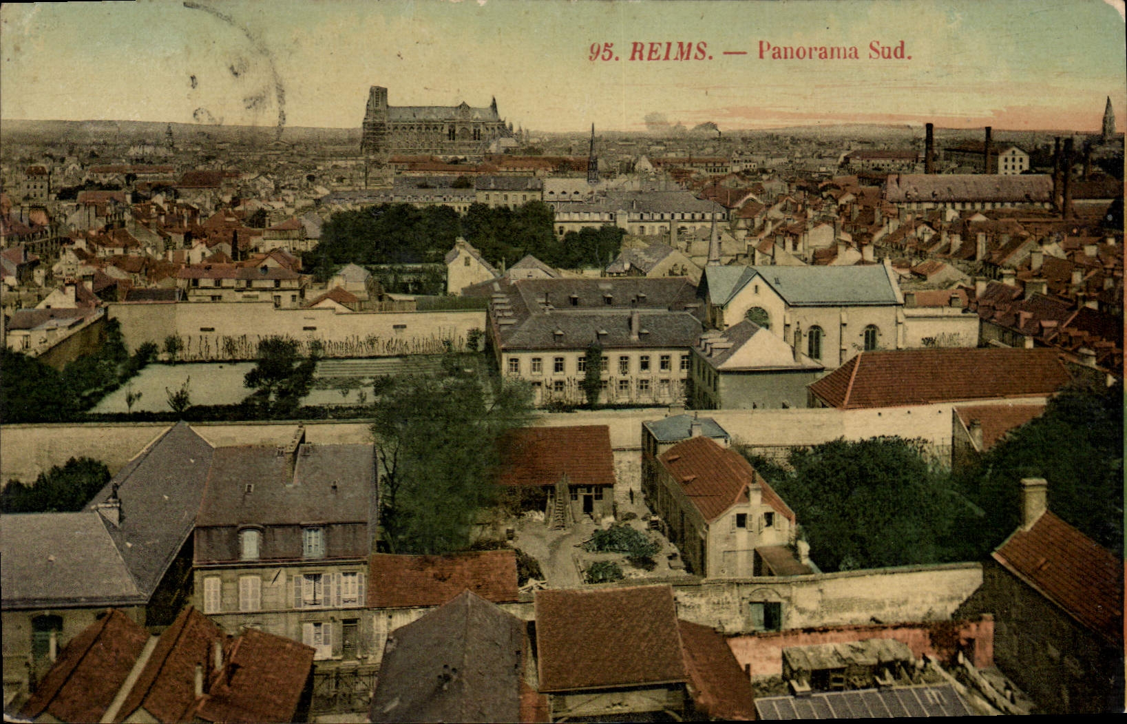 CPA Reims Panorama Sud