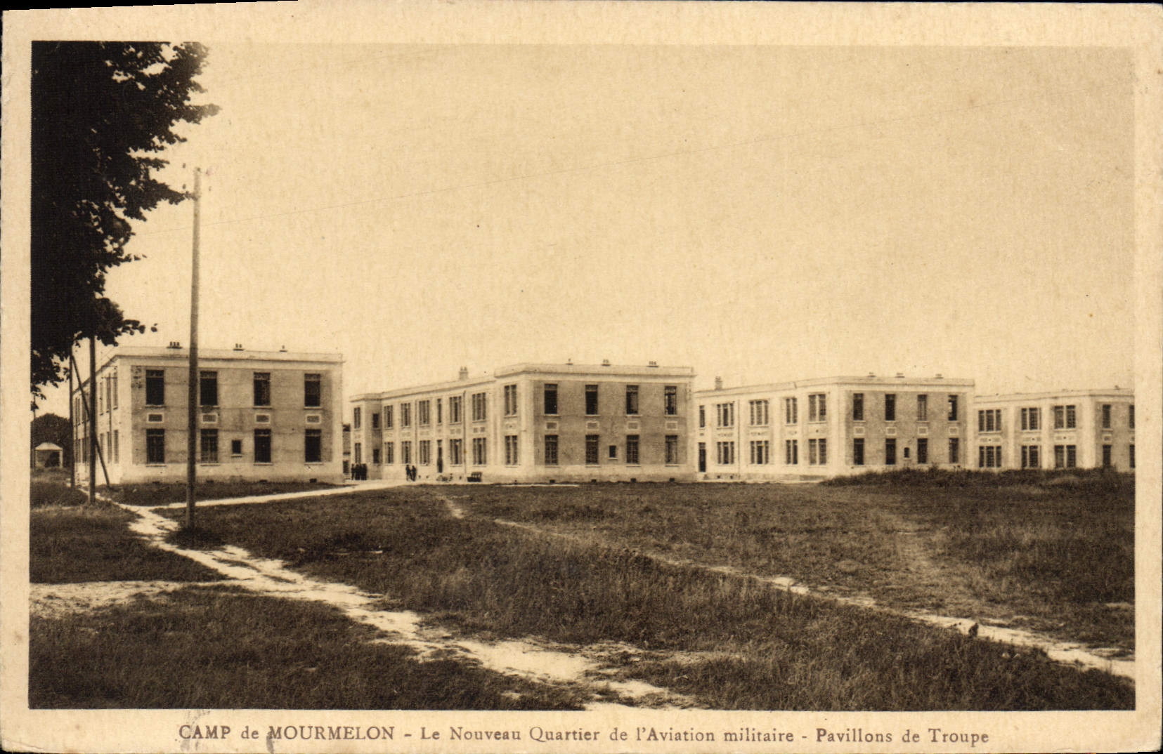 CPA Camp De Mourmelon Le Nouveau Quartier De I'Aviation Militaire