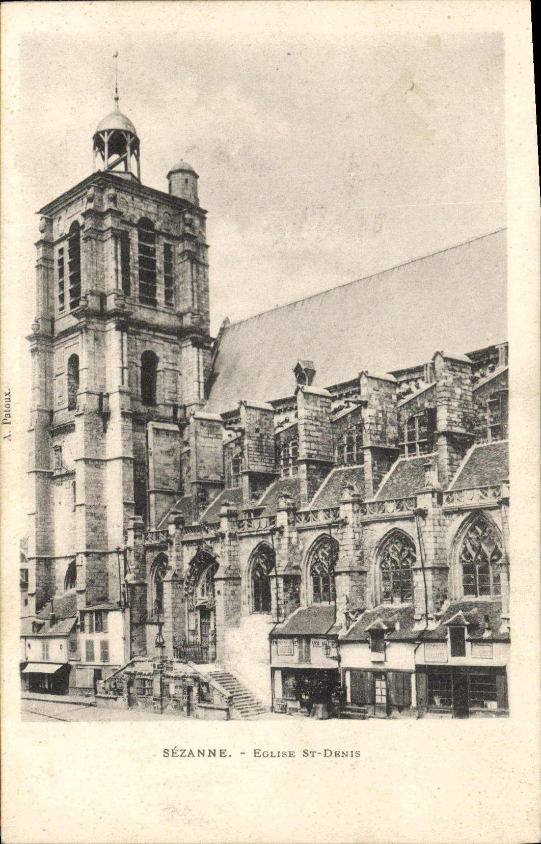 CPA Sezanne Eglise St Denis