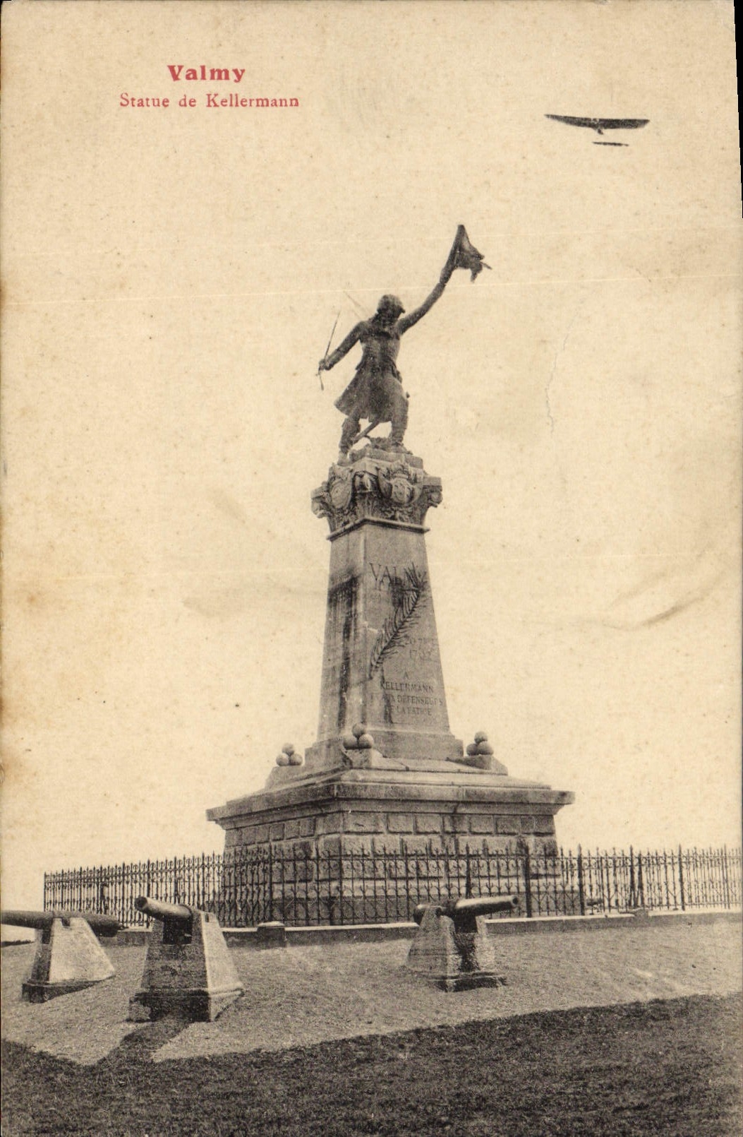 CPA Valmy Statue De Kellermann