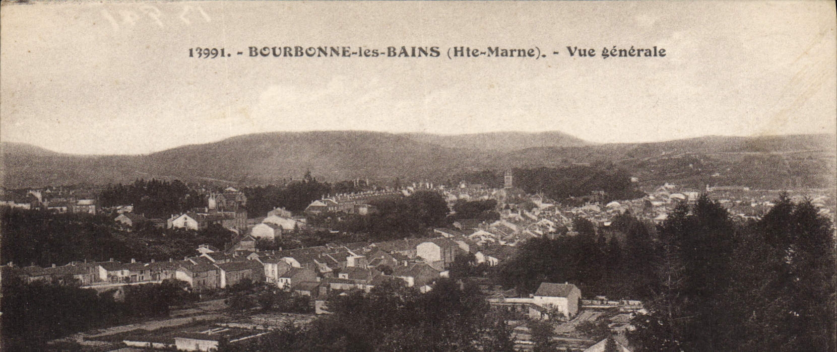 CPA BOURBONNE Les Bains Vue Generale