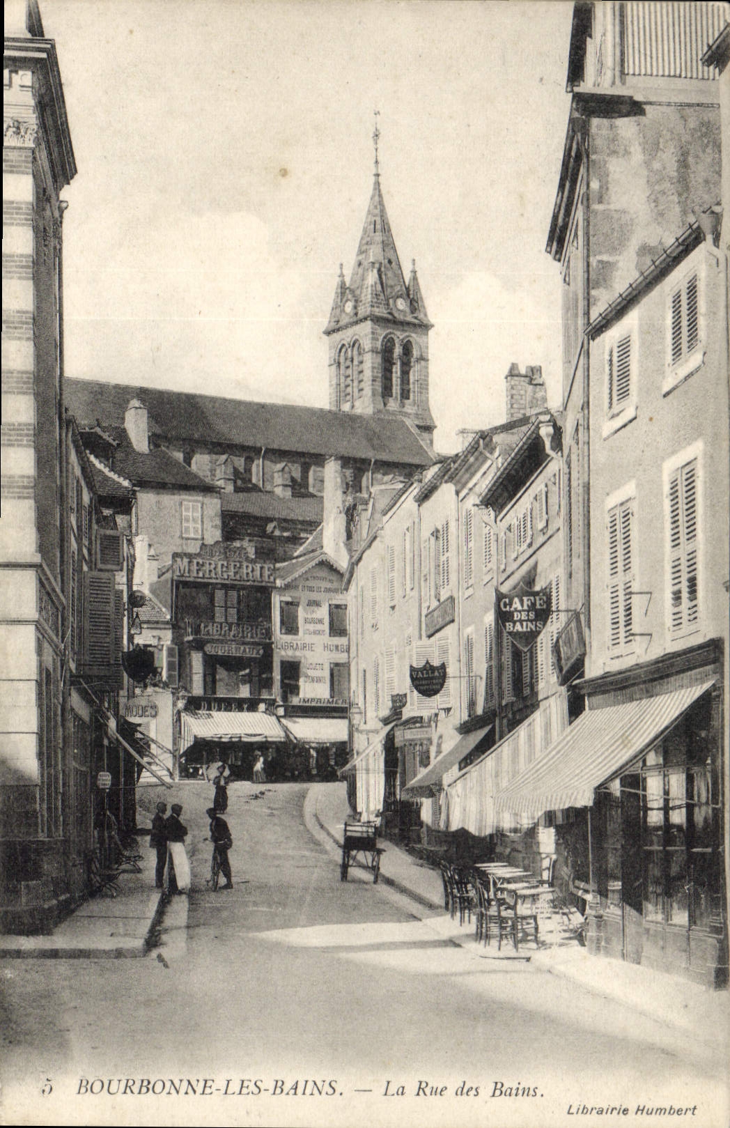 CPA BOURBONNE Les Bains La Rue Des Bains