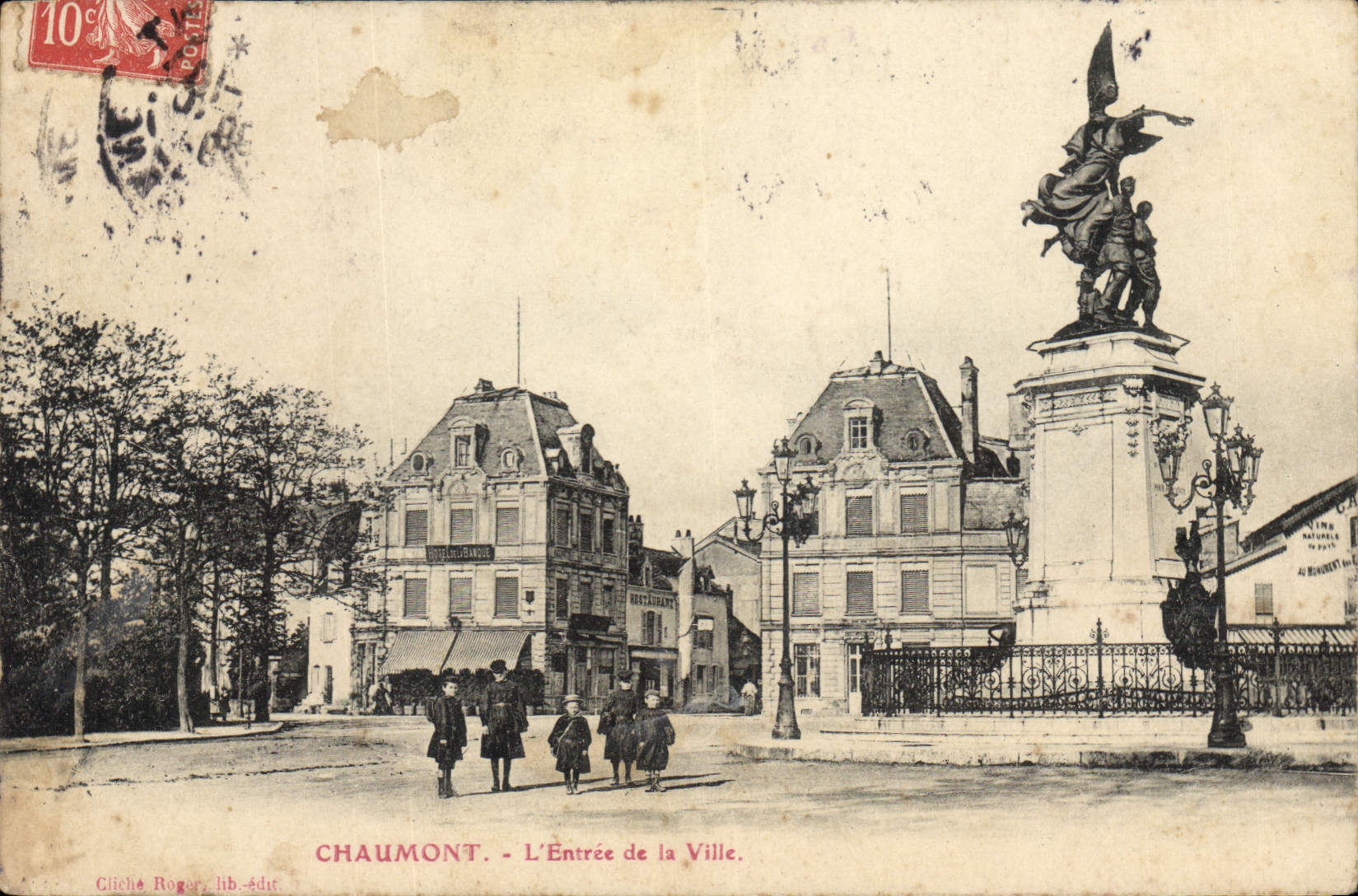CPA Chaumont L'Entree De La Ville