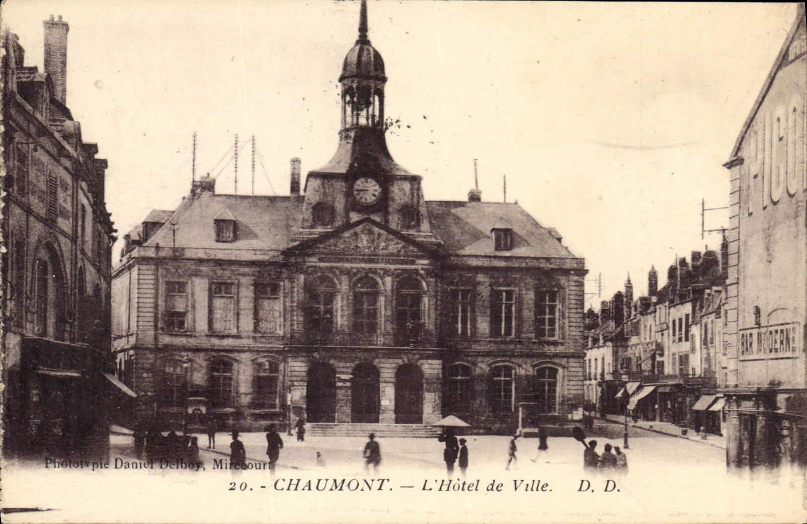 CPA Chaumont L'Hotel De Ville