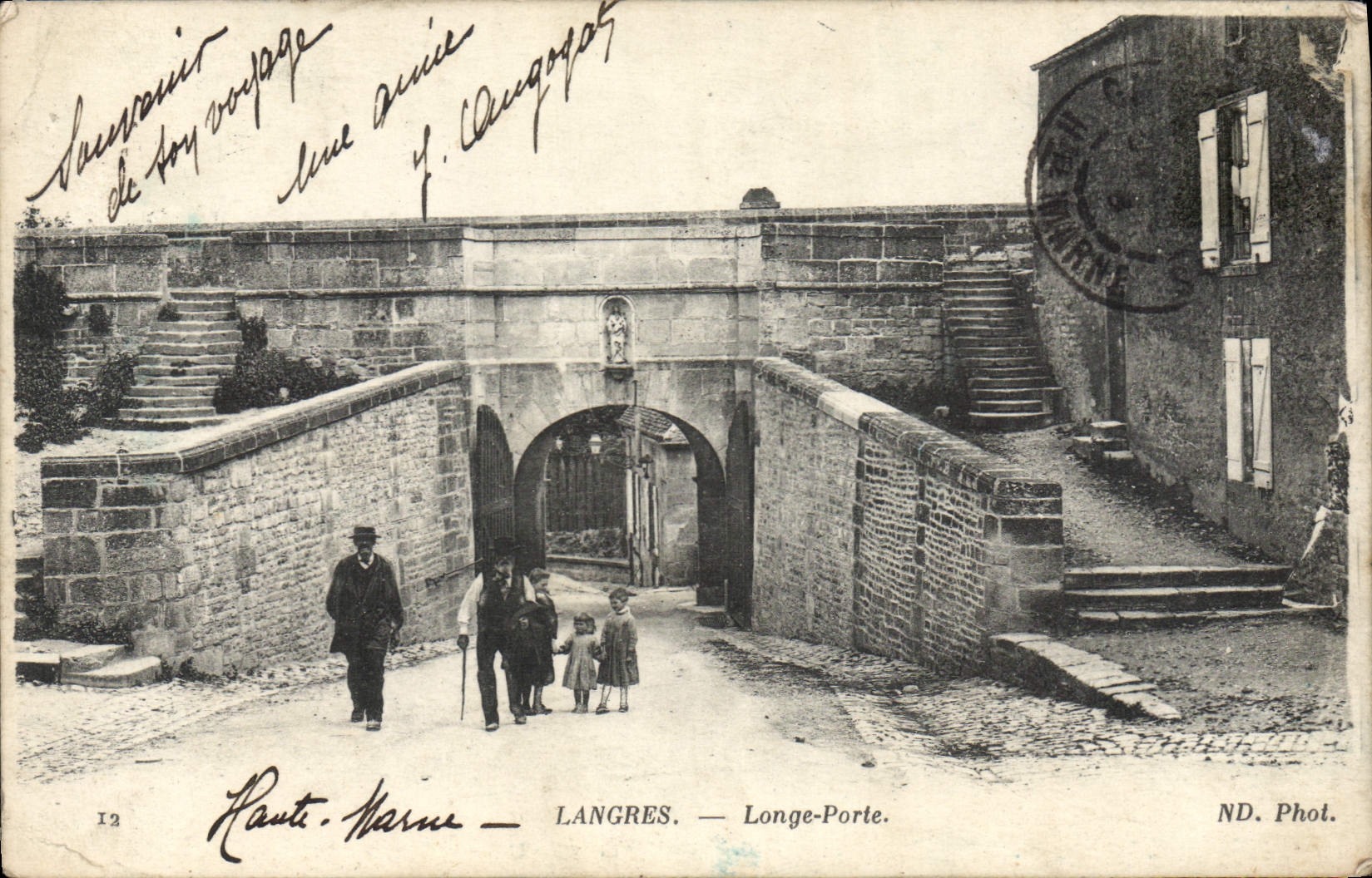 CPA Langres Longe Porte