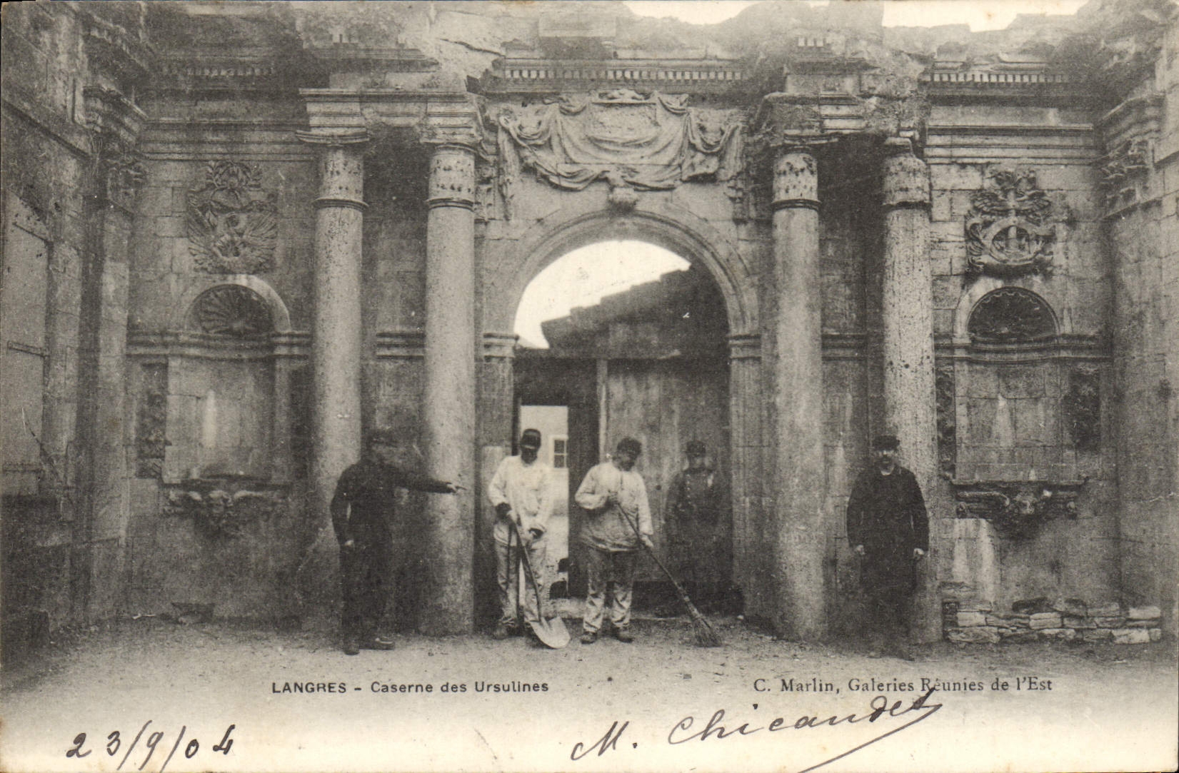 CPA Langres Caserne Des Ursulines