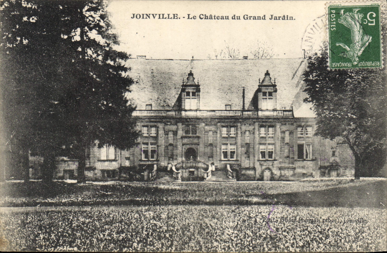 CPA Joinville Le Chateau Du Grand Jardin