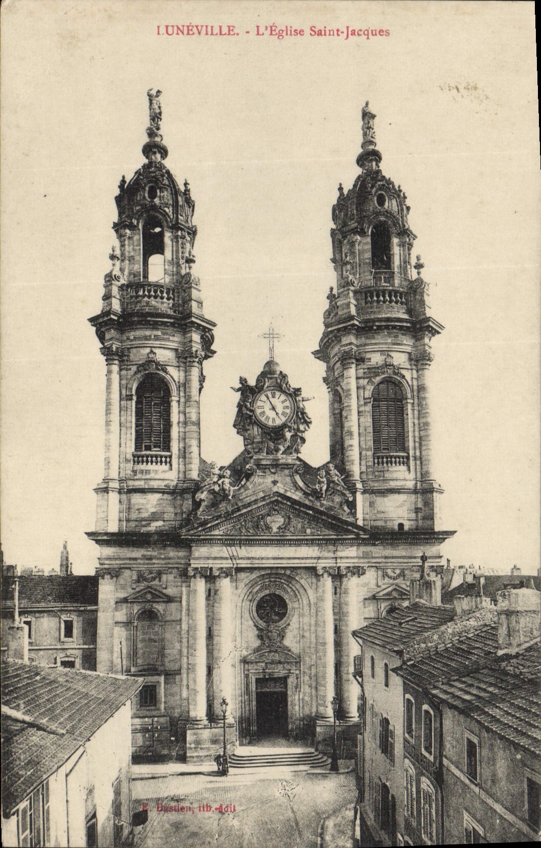 CPA Luneville L'Eglise Saint Jacques