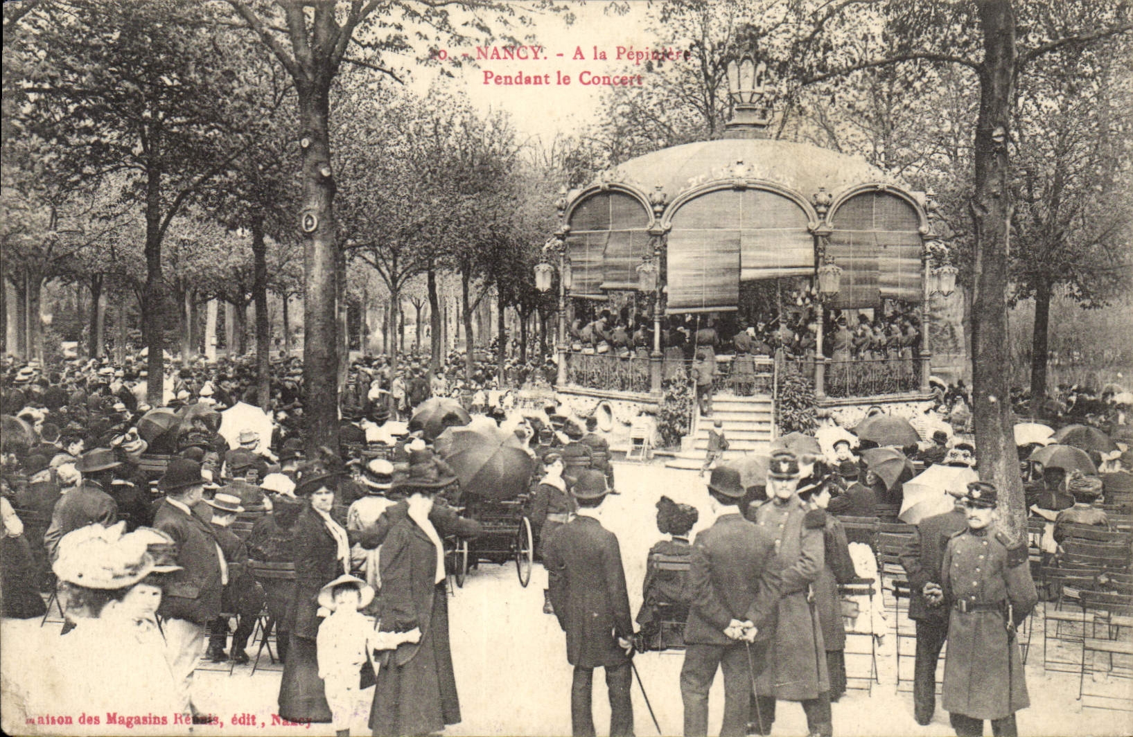 CPA Nancy A La Pépinière Pendant Le Concert