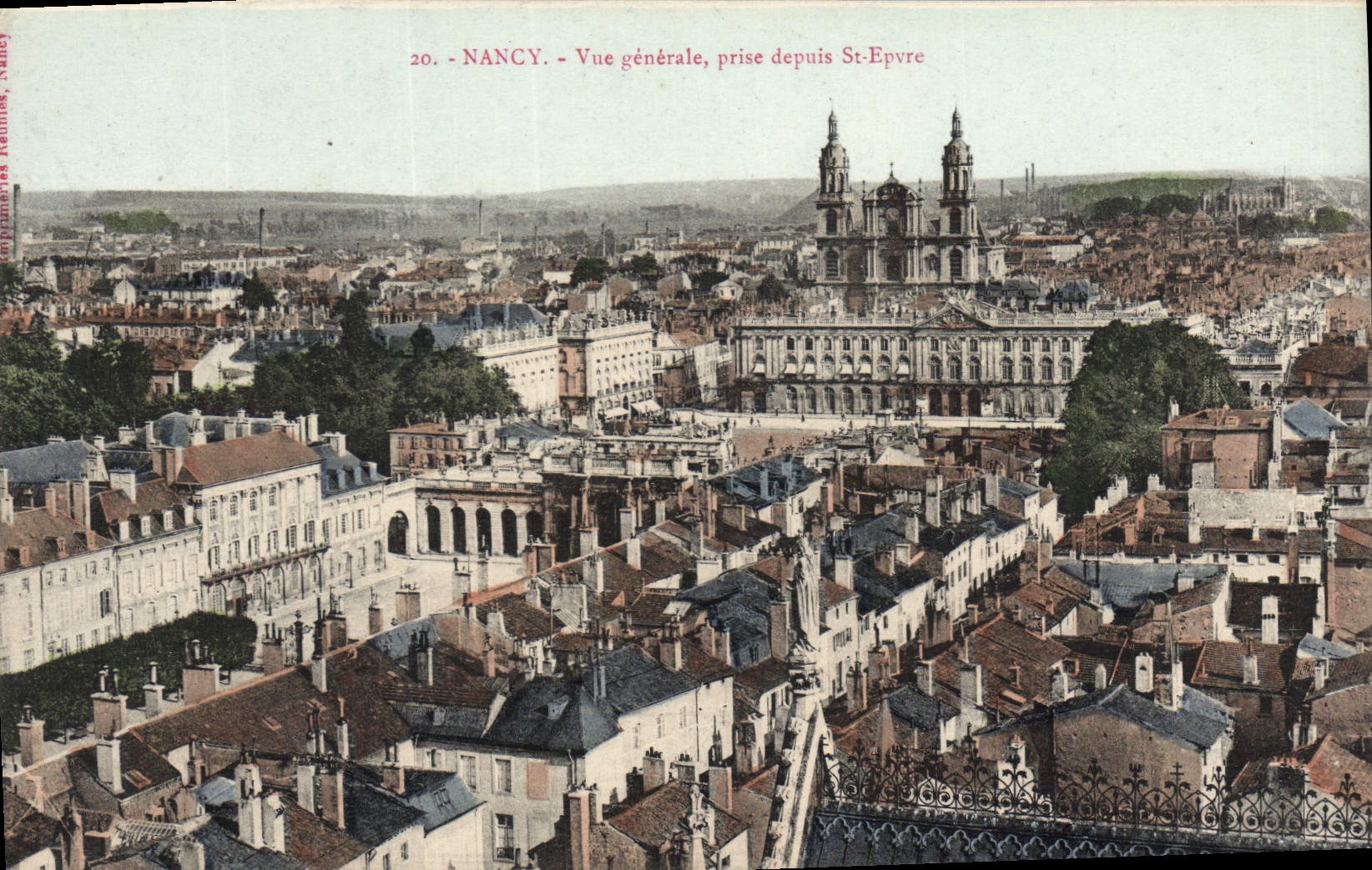 CPA Nancy Vue Generale Prise Depuls St Epvre