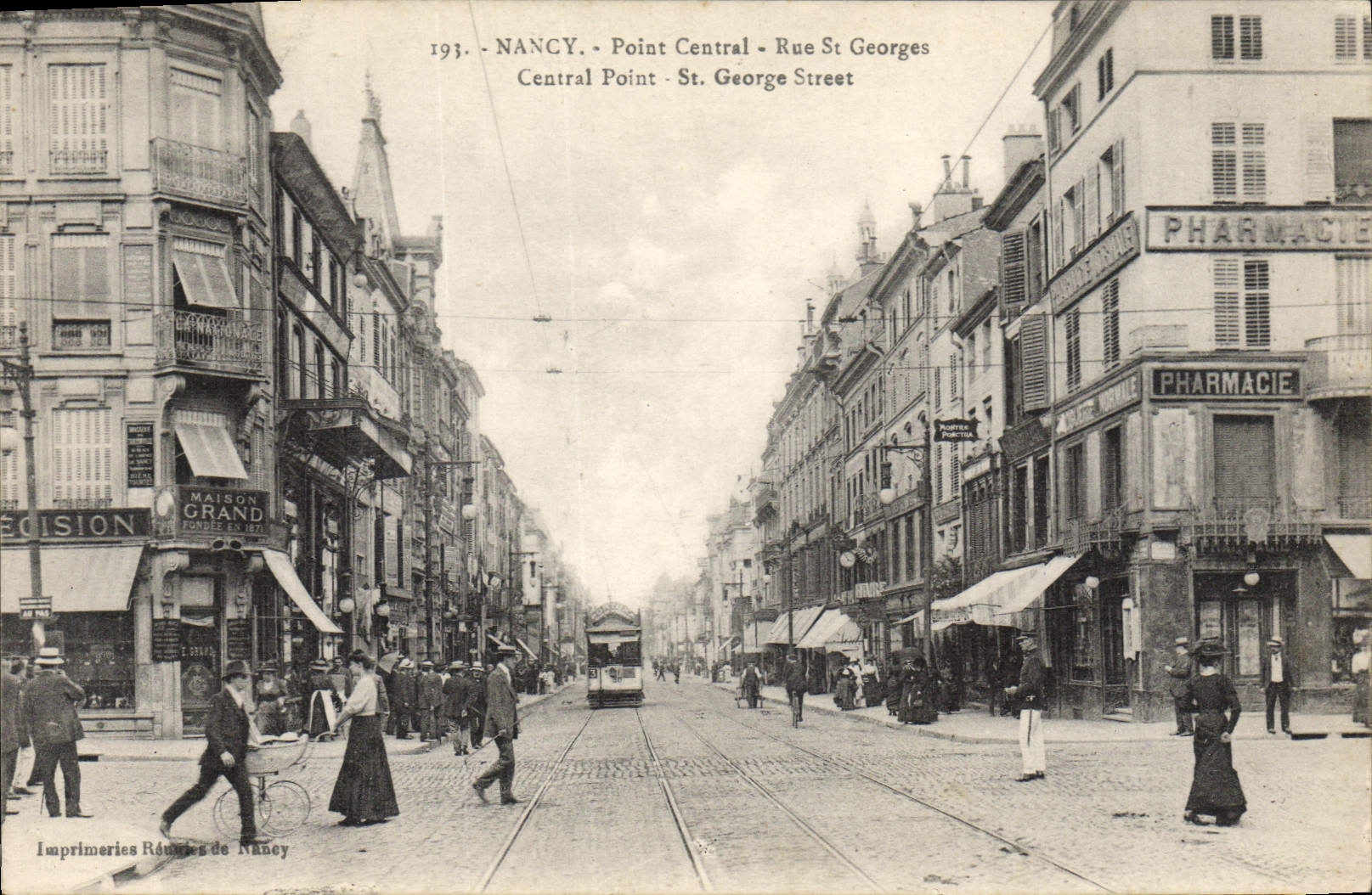 CPA Nancy Point Central Rue St Georges
