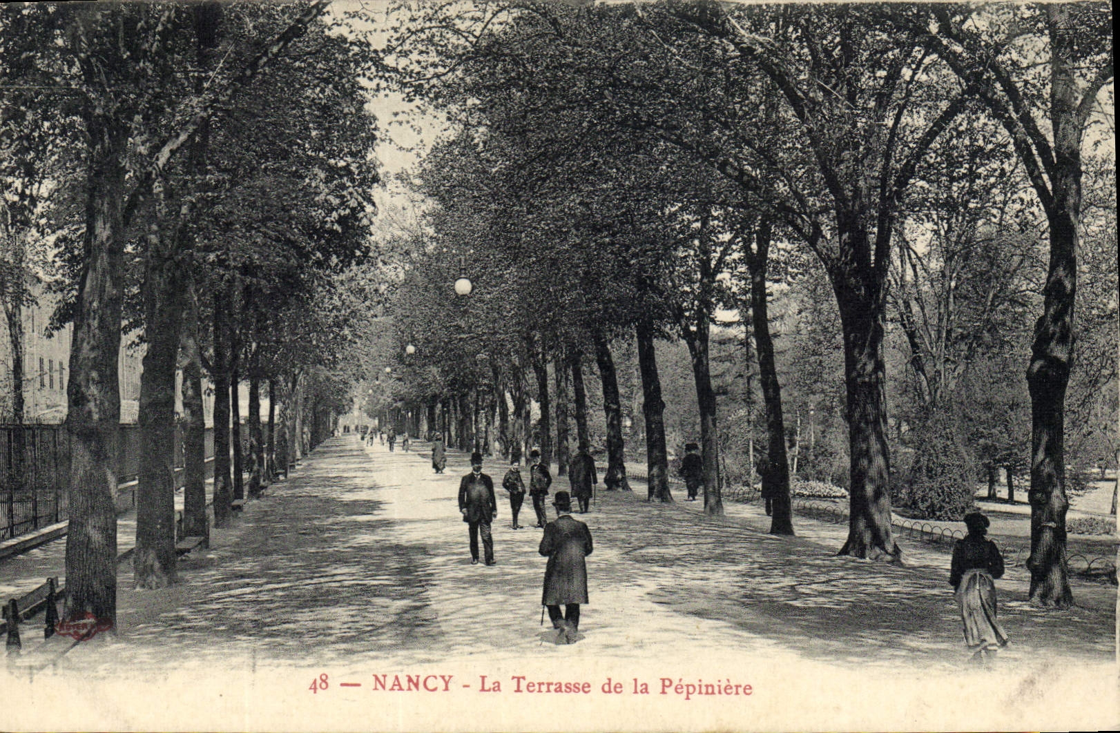 CPA Nancy La Terrasse De La Pepiniere