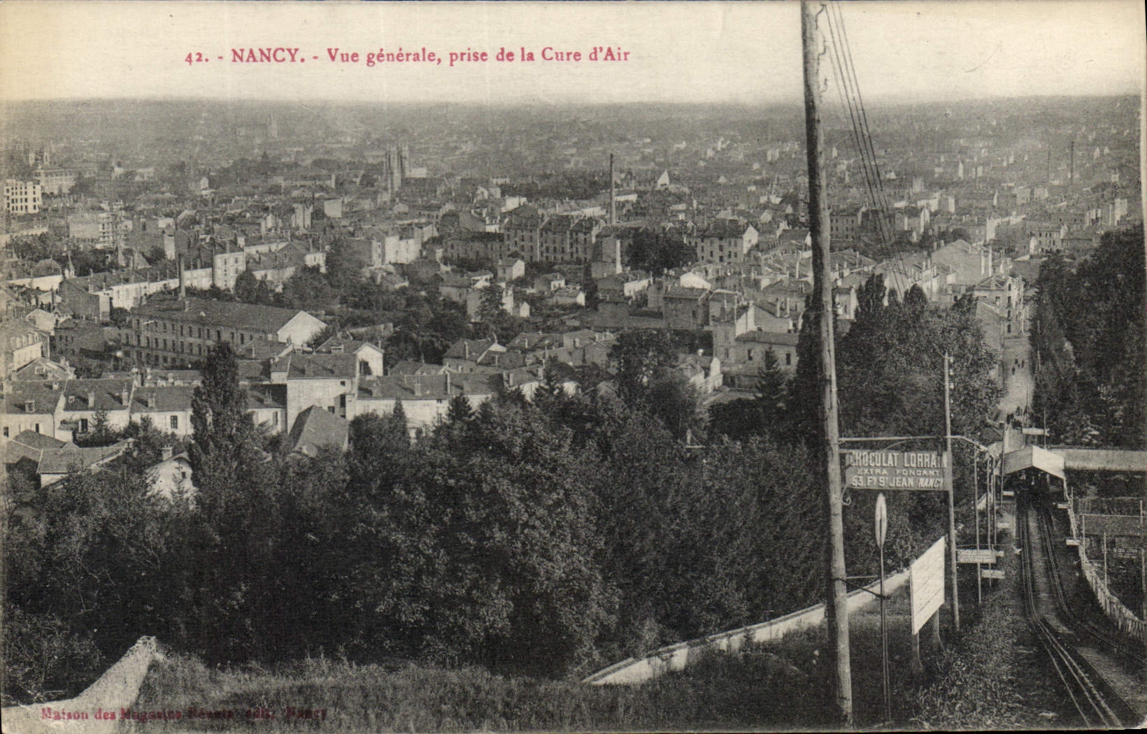 CPA Nancy Vue Generale Prise De La Cure D'Air