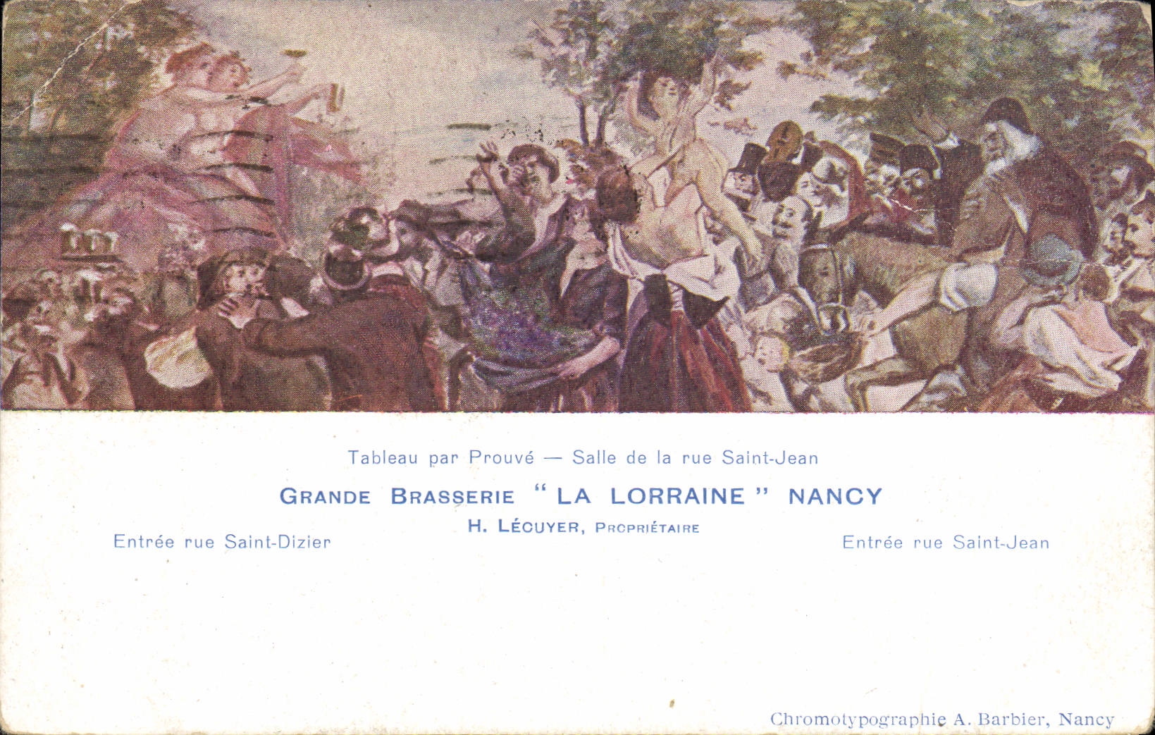 CPA Nancy Grande Brasserie La Lorraine