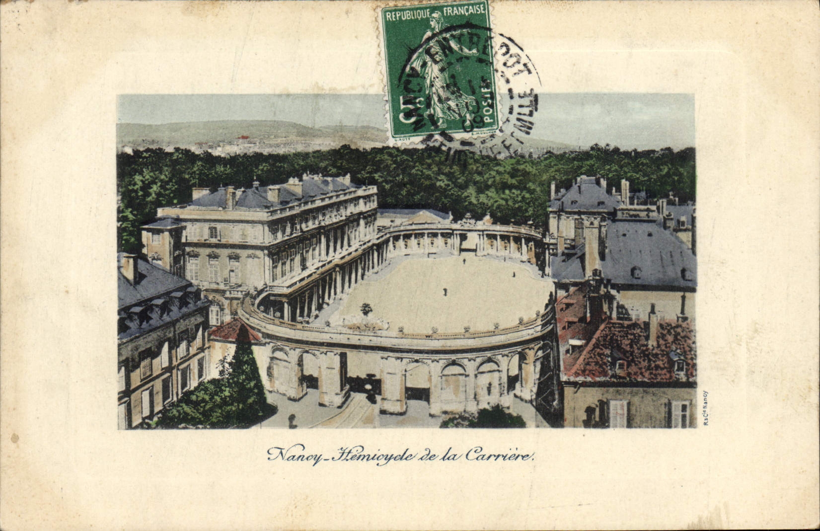 CPA Nancy Hemicycle De La Carriere