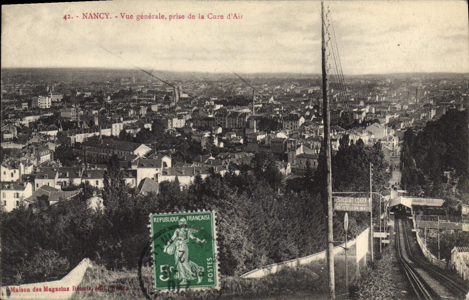 CPA Nancy Vue Generale Prise De La Cure D'Air