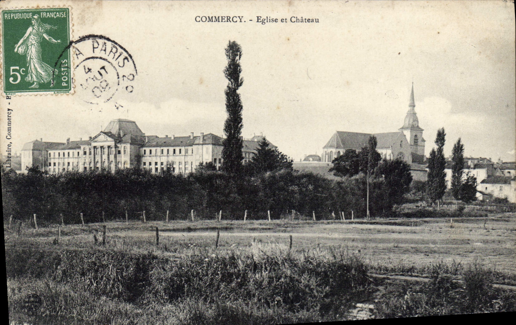 CPA Commercy Eglise Et Chateau