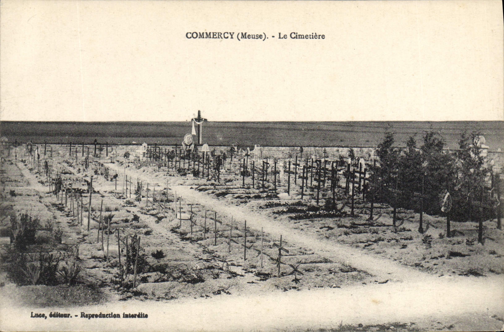 CPA Commercy La Cimetiere