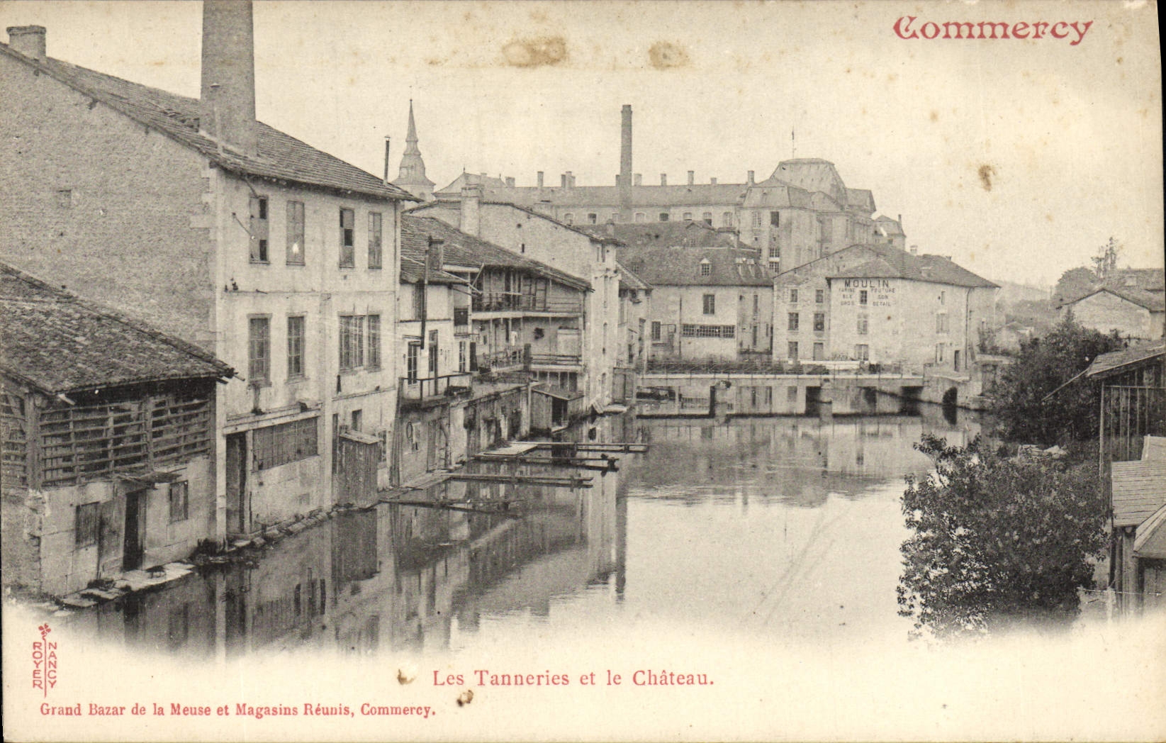 CPA Commercy Les Tanneries Et Le Chateau