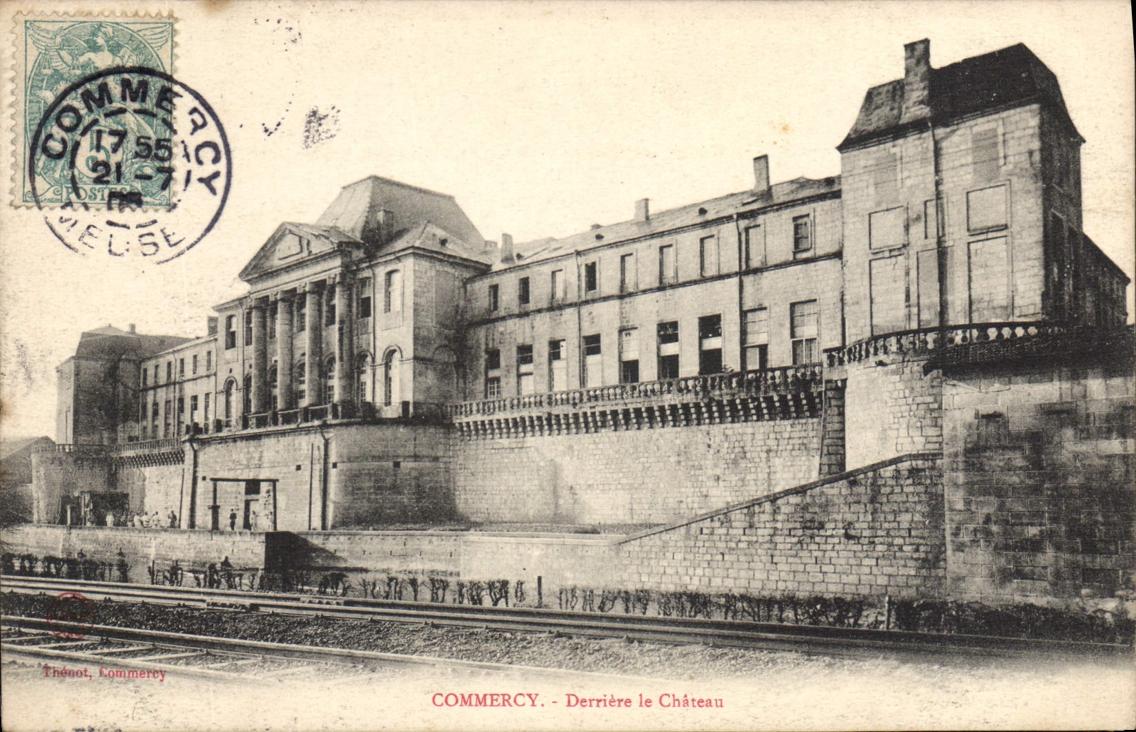 CPA Commercy Derriere Le Chateau
