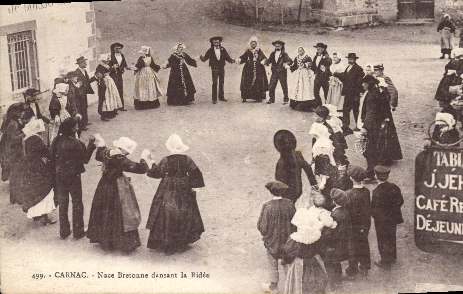 CPA Carnac Noce Bretonne Dansant La Ridée