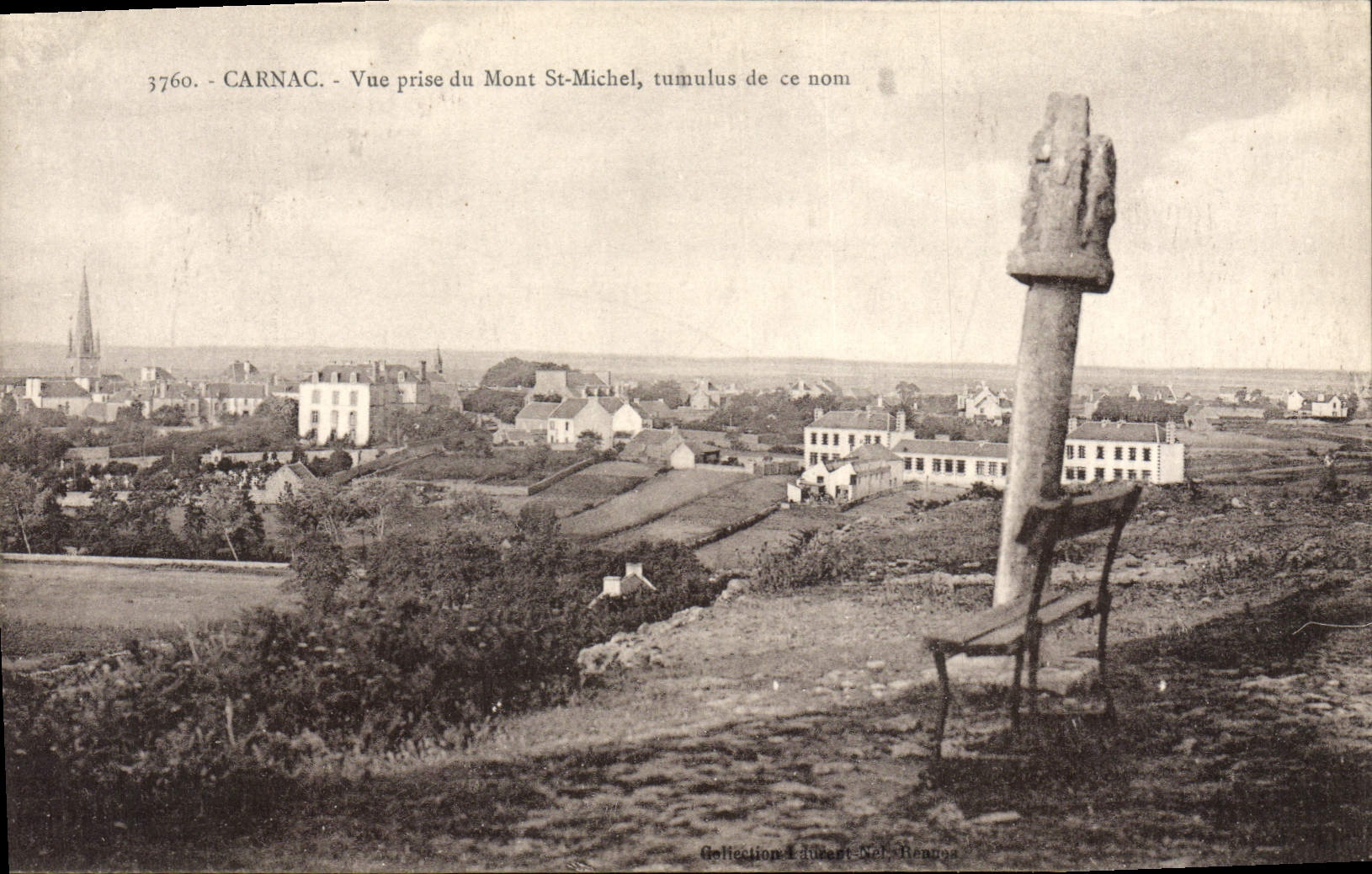 CPA Carnac Vue Prise Du Mont St Michel