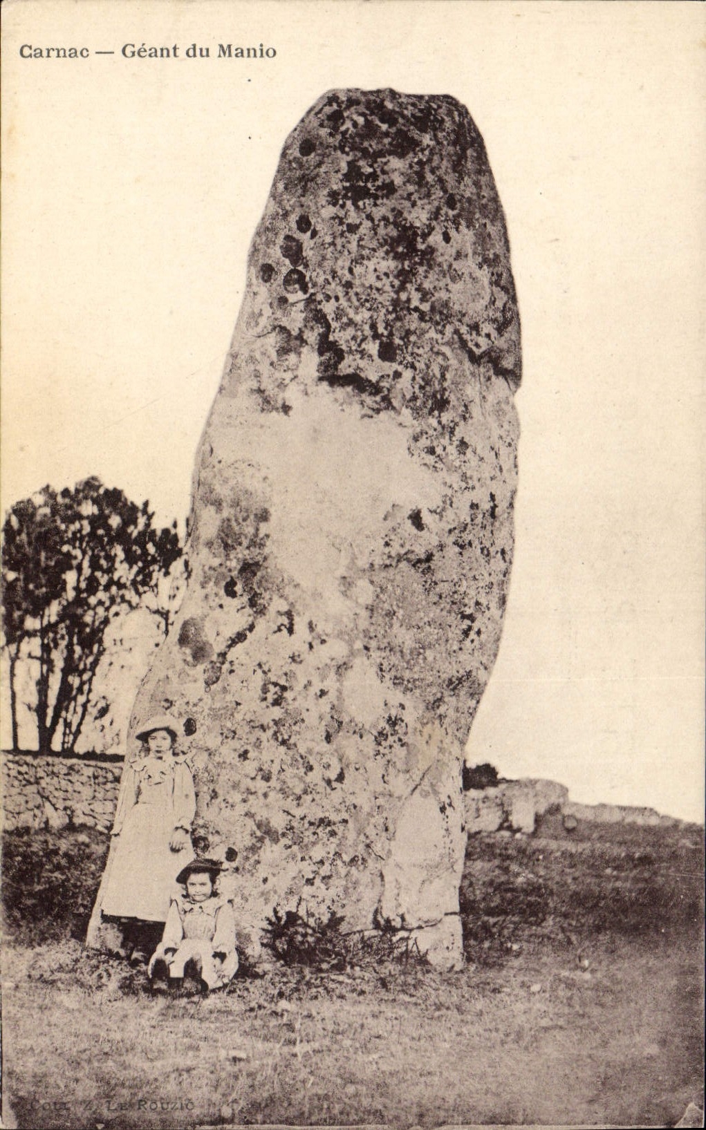 CPA Carnac Géant Du Manio