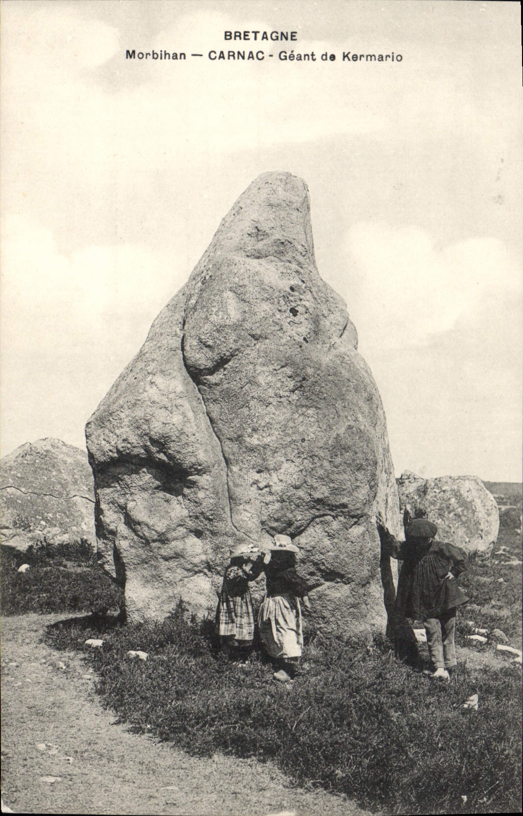 CPA Carnac Geant De Kermario