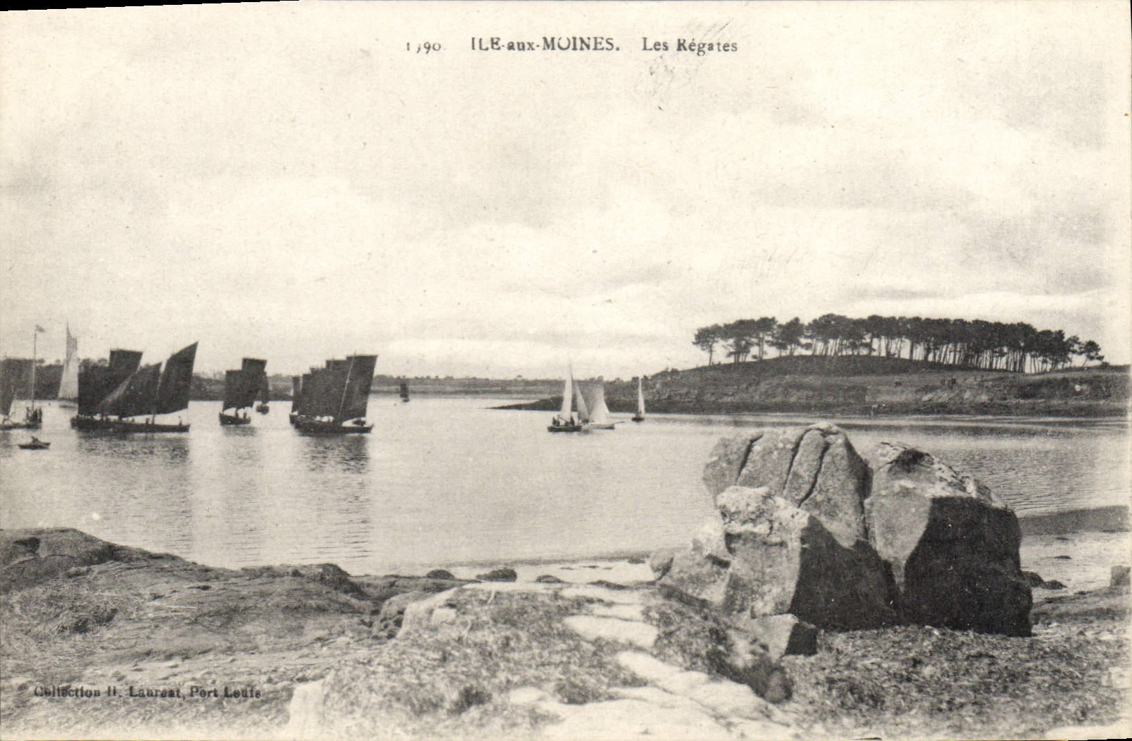 CPA Ile Aux Moines Les Regates