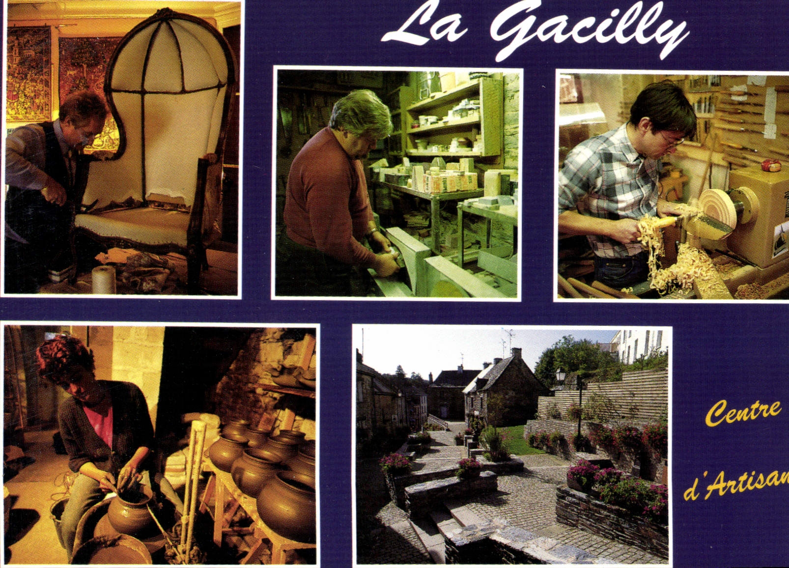 CPSM La Gacilly Couleurs De Bretagne centre des artisans