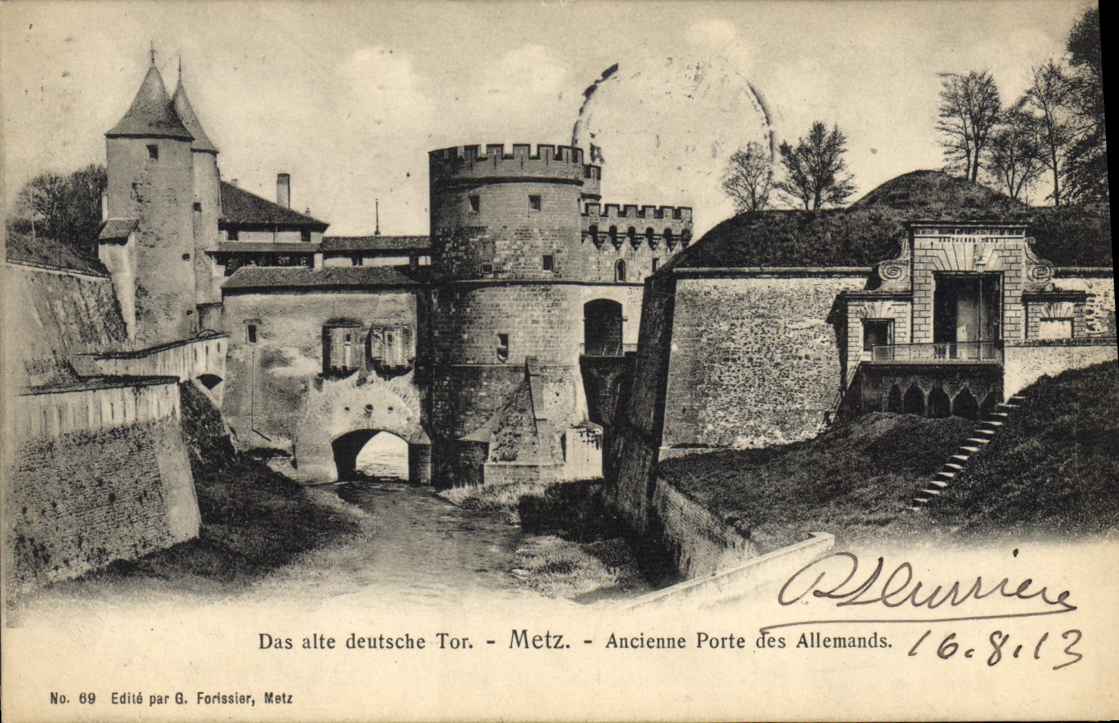CPA Metz Ancienne Porte Des Allemands