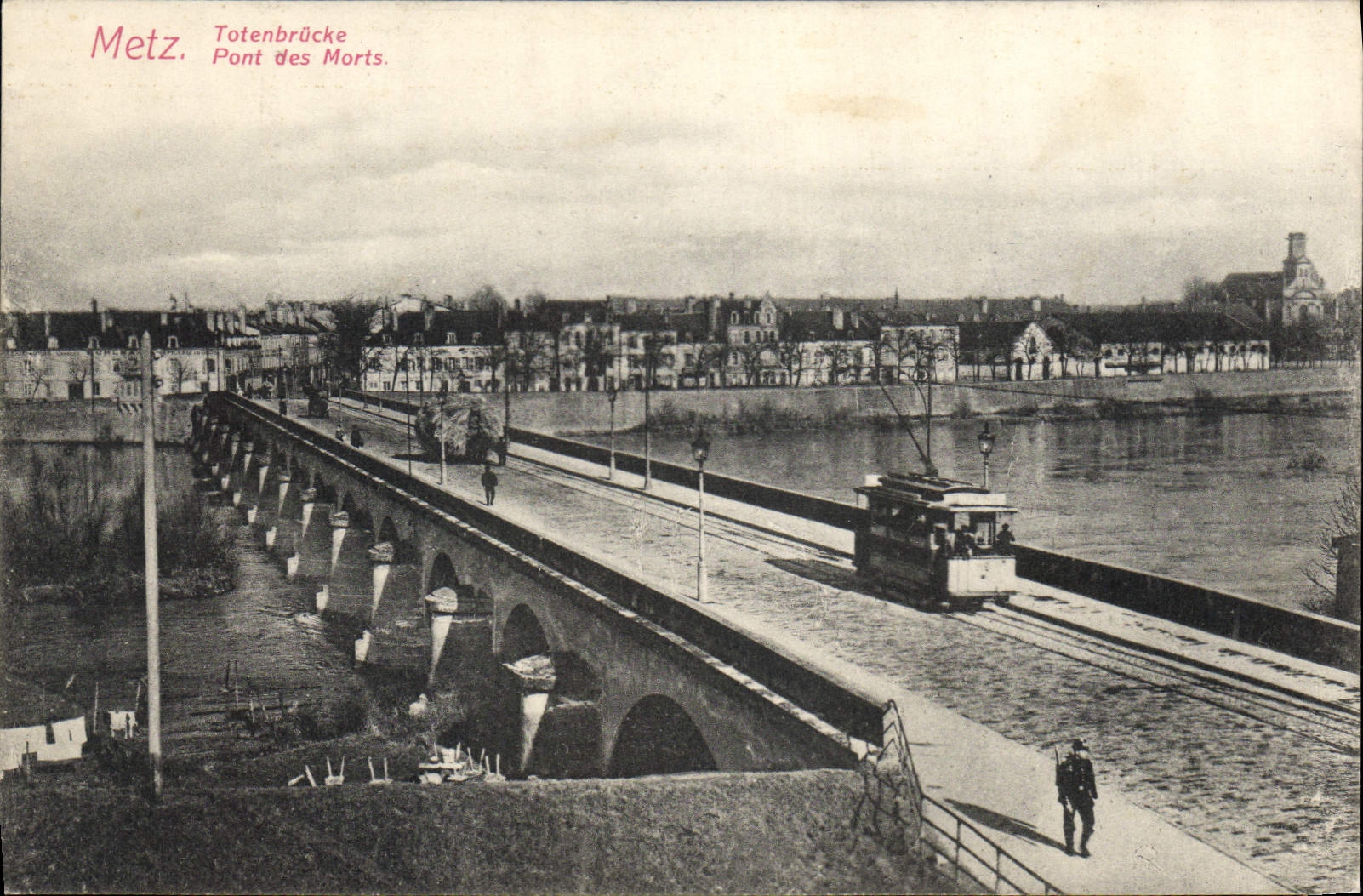 CPA Metz Pont Des Morts