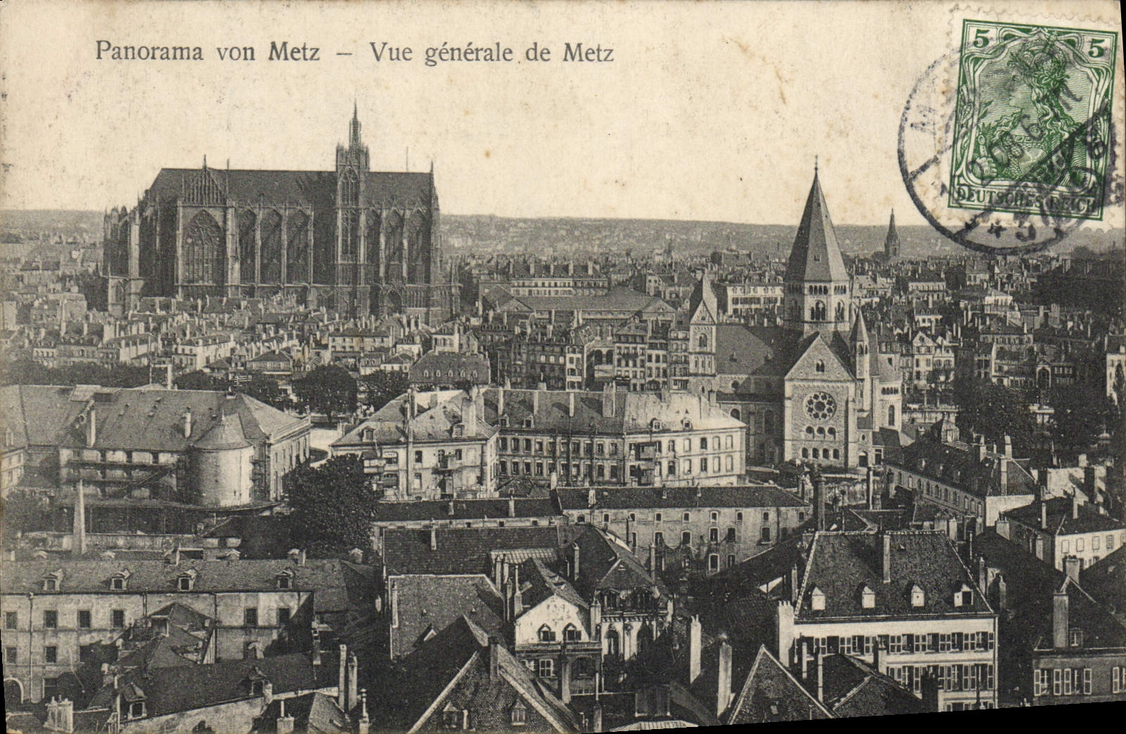 CPA Metz Vue Generale